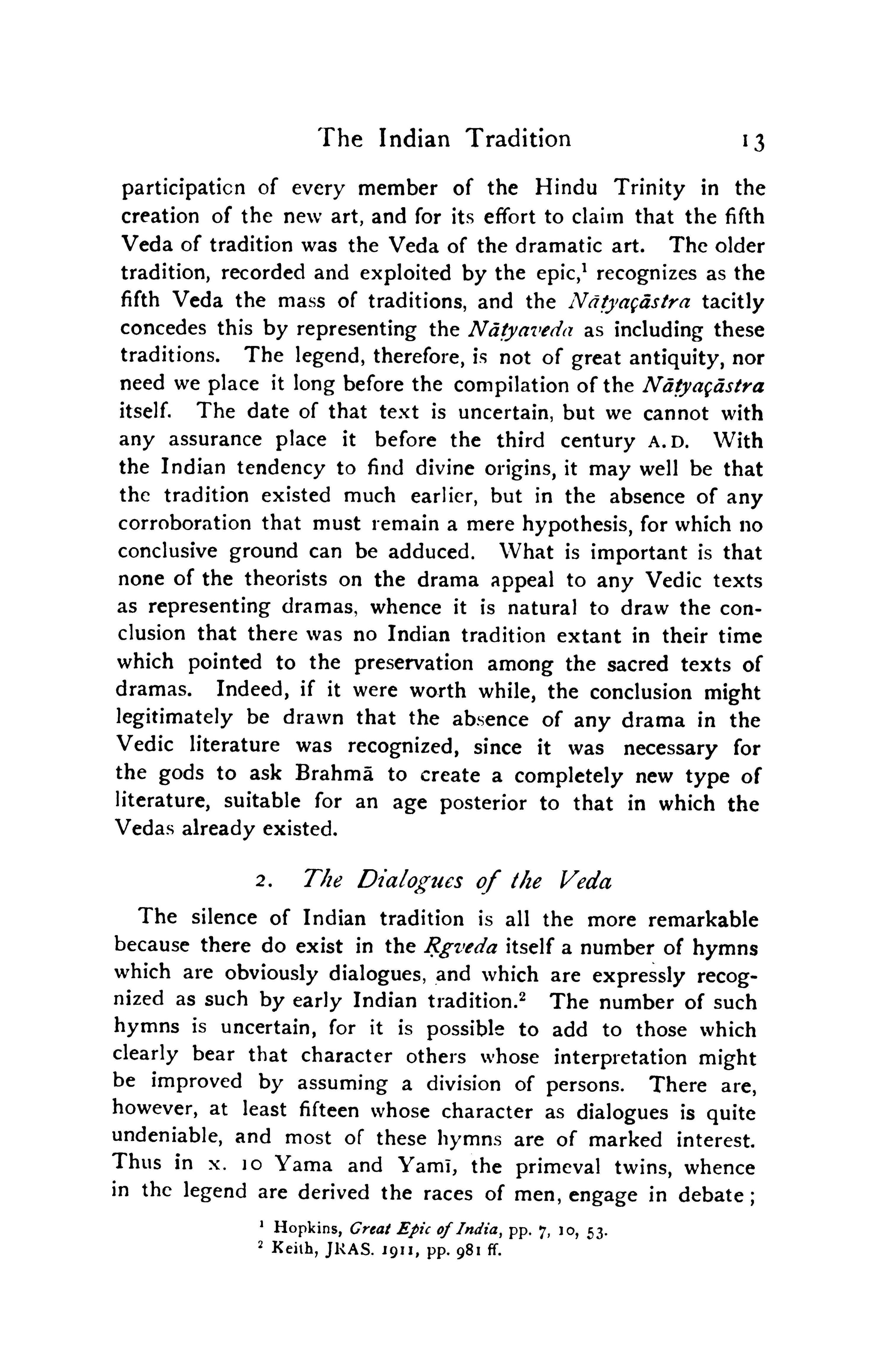 The Sanskrit Drama