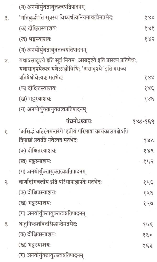 भट्टोजिदीक्षितेन नागेशभट्टेन च प्रतिपादितानां केषाञ्चन वैयाकरणसिद्धान्तानां तुलनात्मकमध्ययनम्- Bhattojidikshiten Nageshbhatten cha pratipaditanaan keshanchan vyayakaransiddhantanaan comparisonmadhyayanam