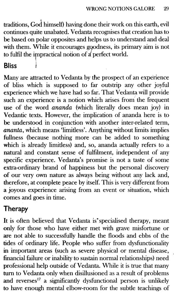Understanding Vedanta: A Contemporary Approach