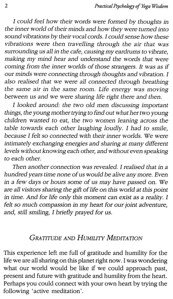 Practical Psychology of Yoga Wisdom