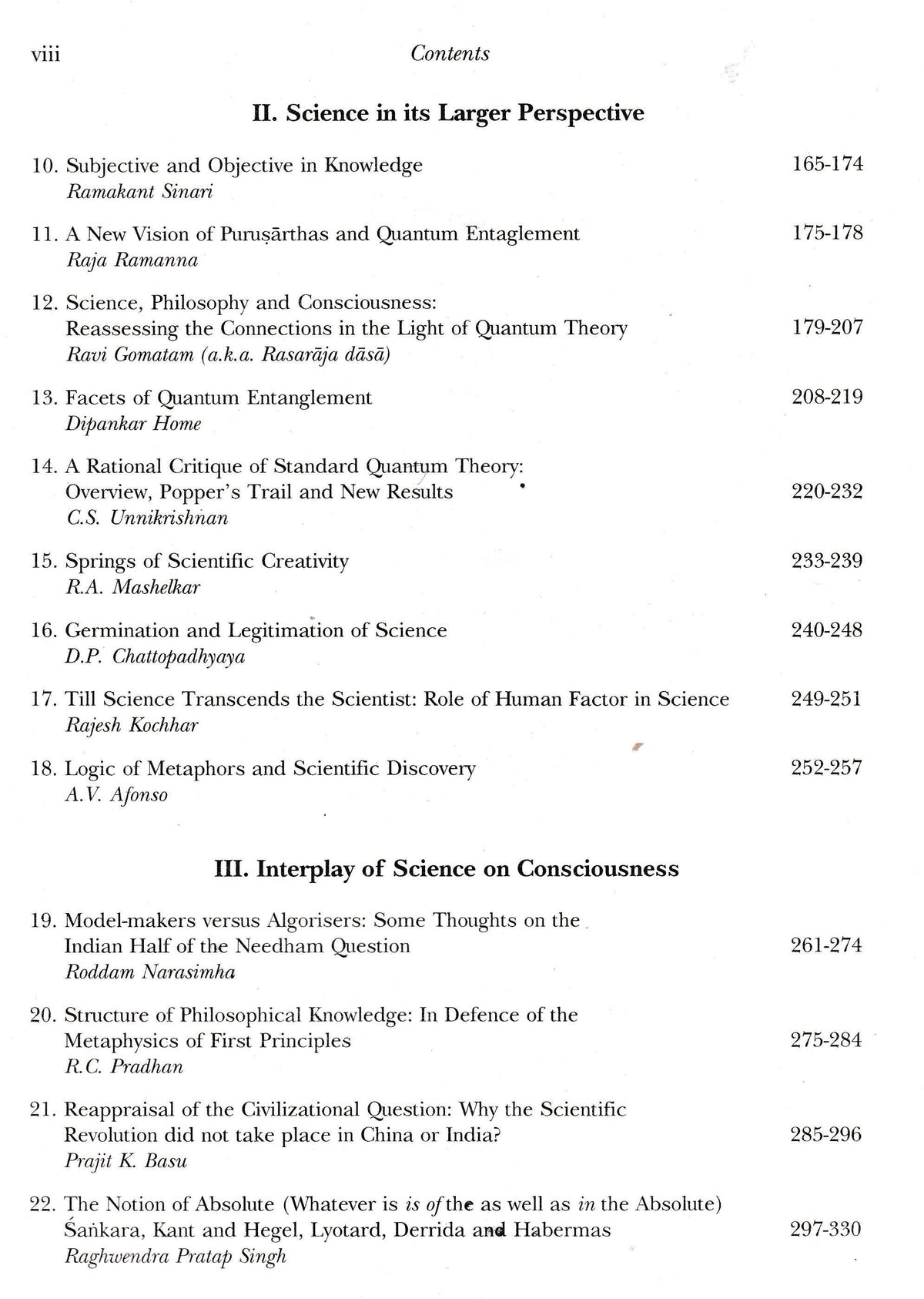 Philosophical Consciousness and Scientific Knowledge: Conceptual Linkages and Civilizational Background (Volume 11 Part 1)