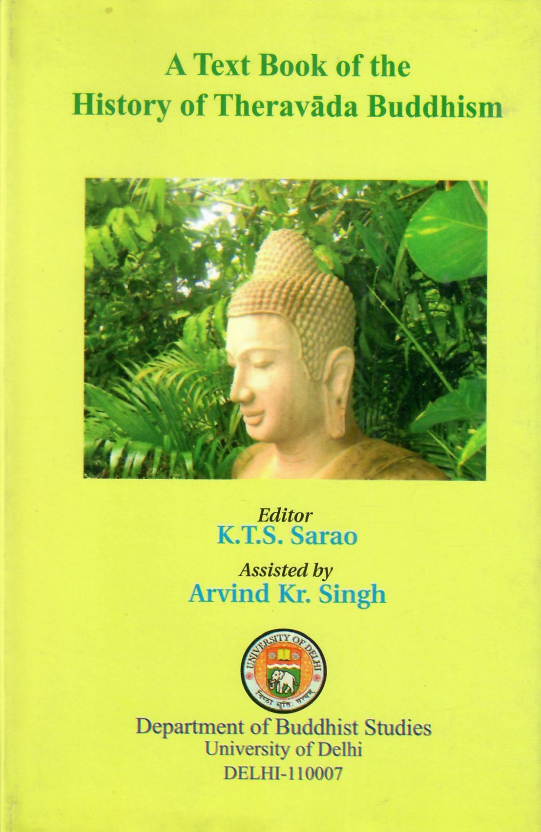 A Text Book of the History of Theravada Buddhism