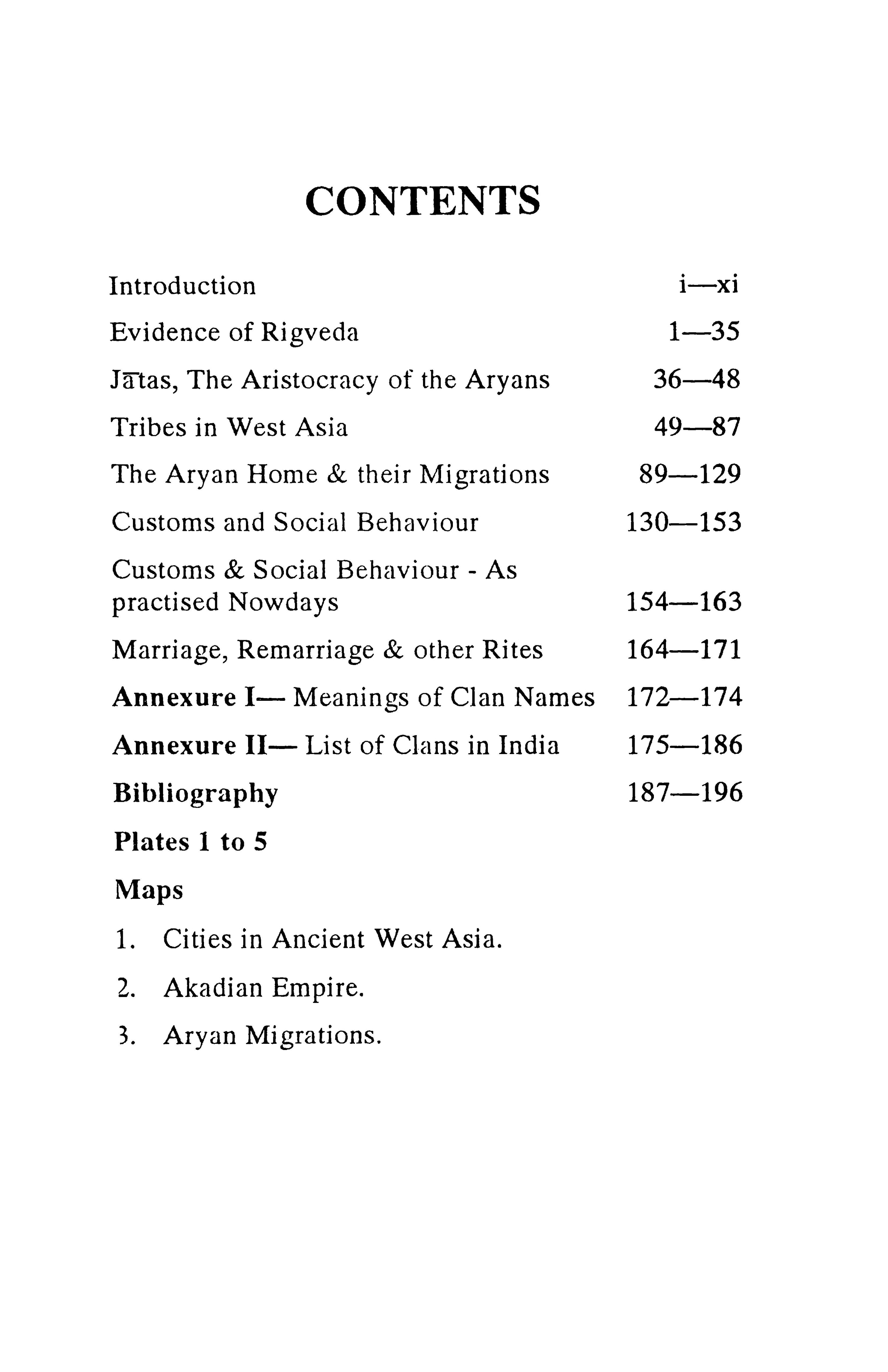 Aryan Tribes and The Rigveda