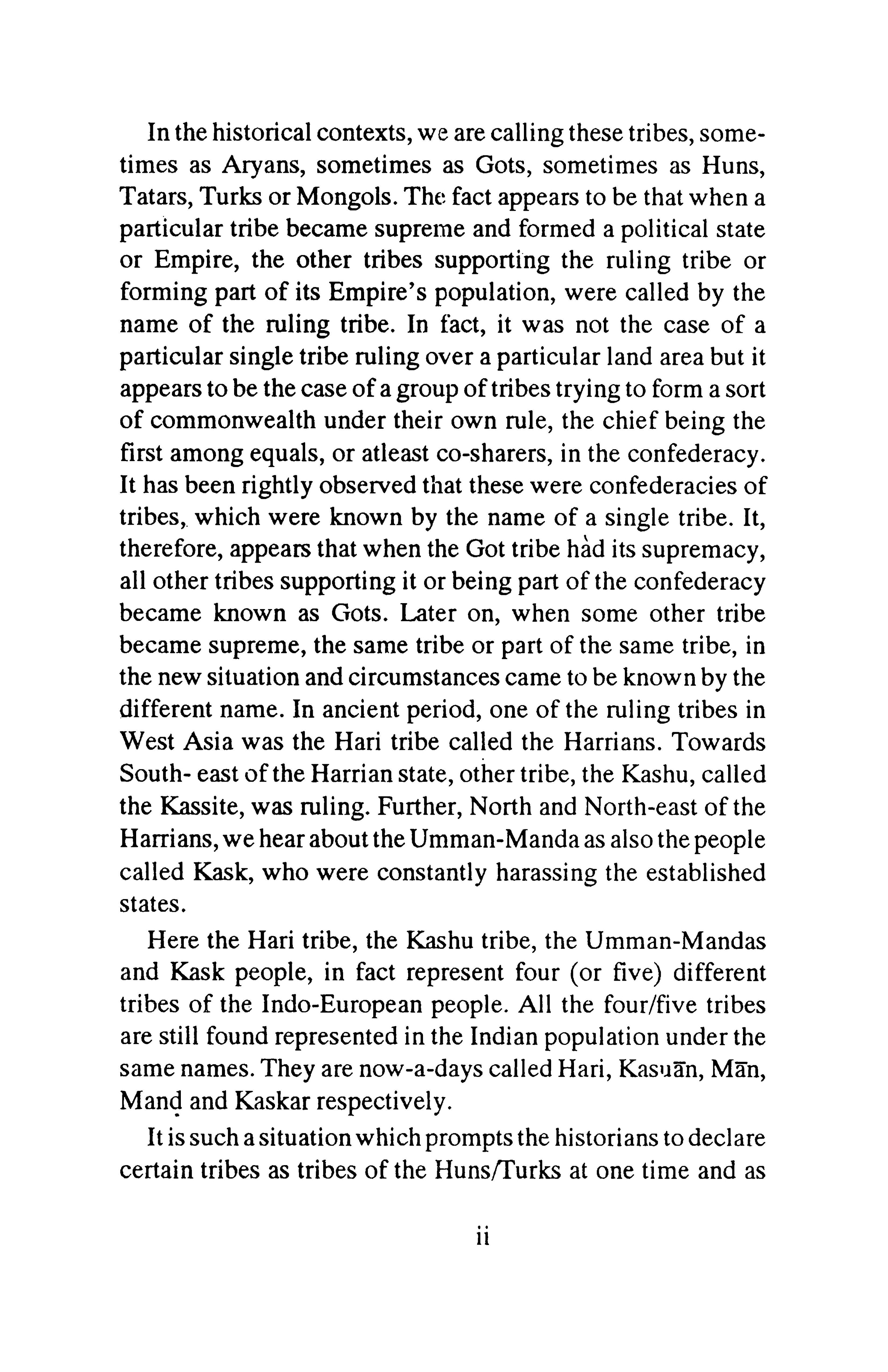 Aryan Tribes and The Rigveda