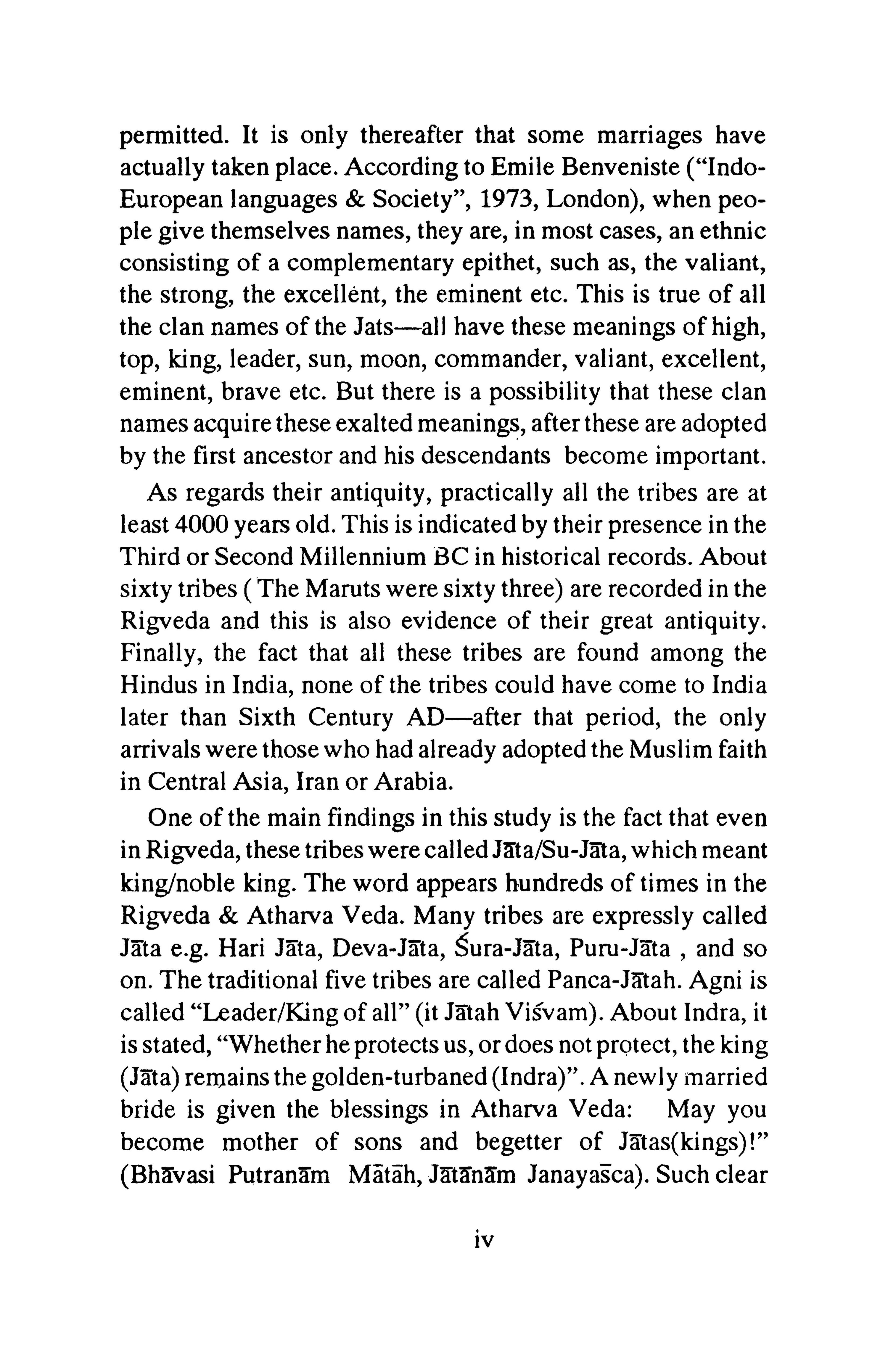 Aryan Tribes and The Rigveda