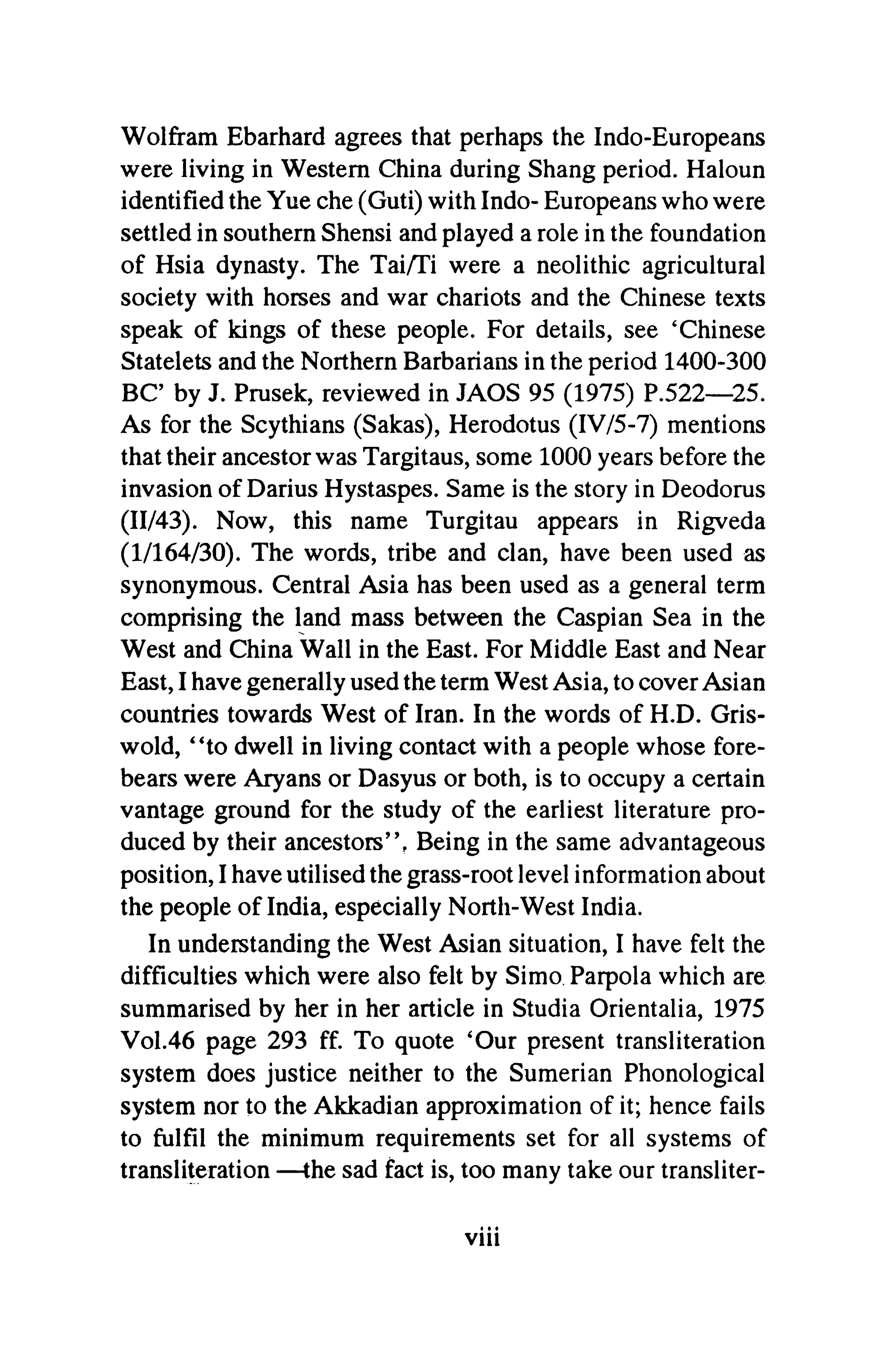 Aryan Tribes and The Rigveda