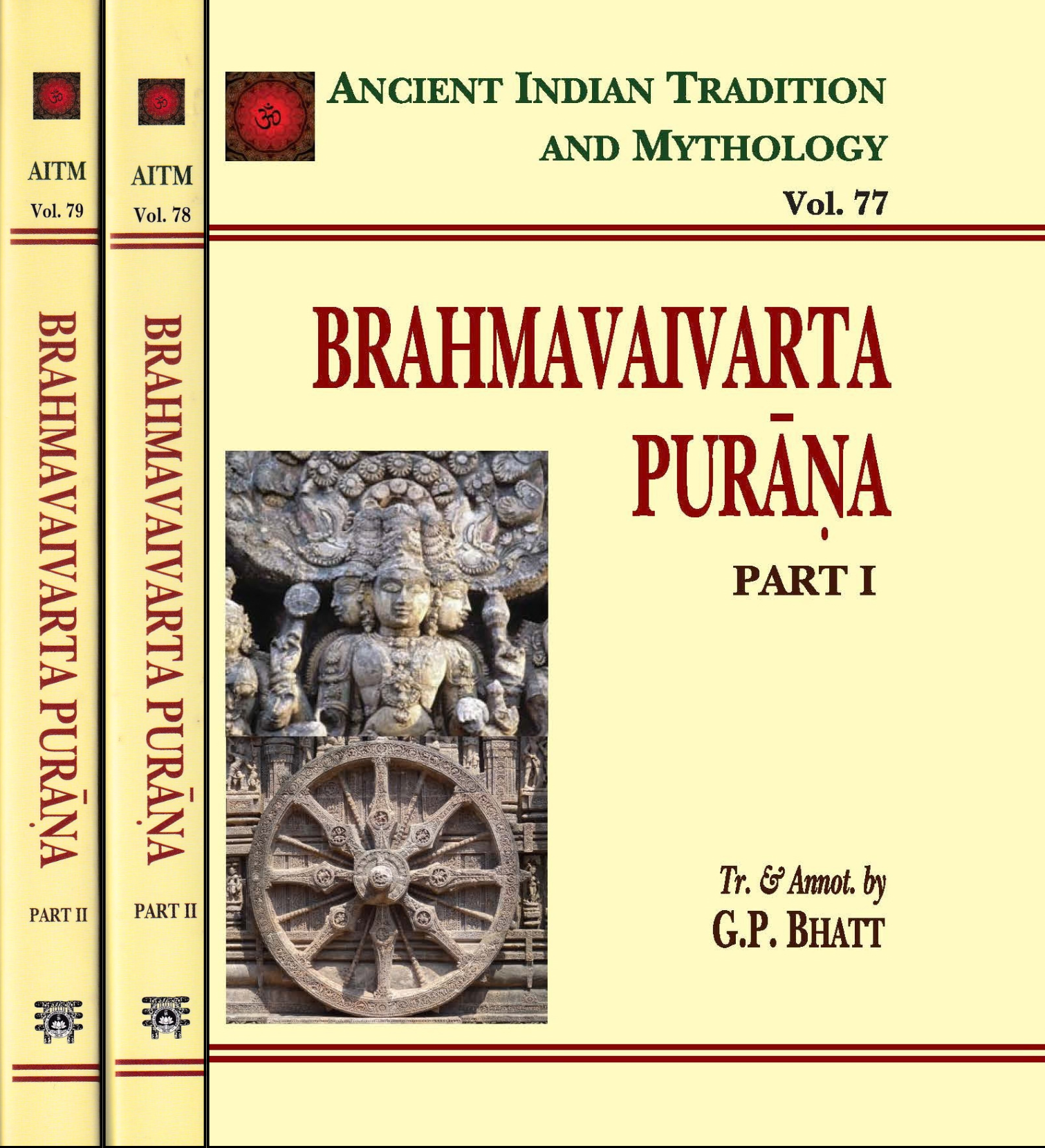 Brahmavaivarta Purana 3 Parts in Set (AITM Vol. 77 to 79)