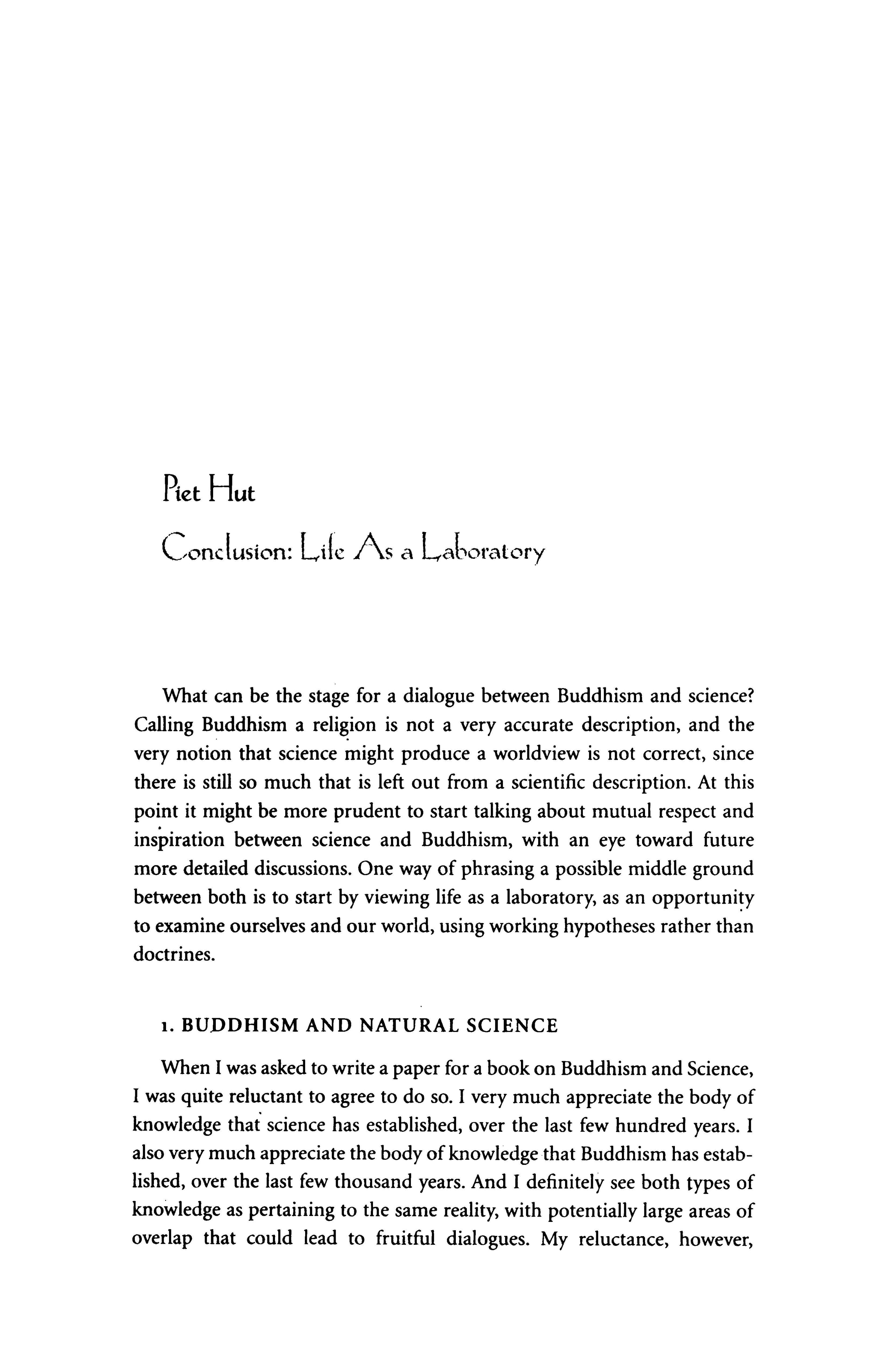 Buddhism and Science