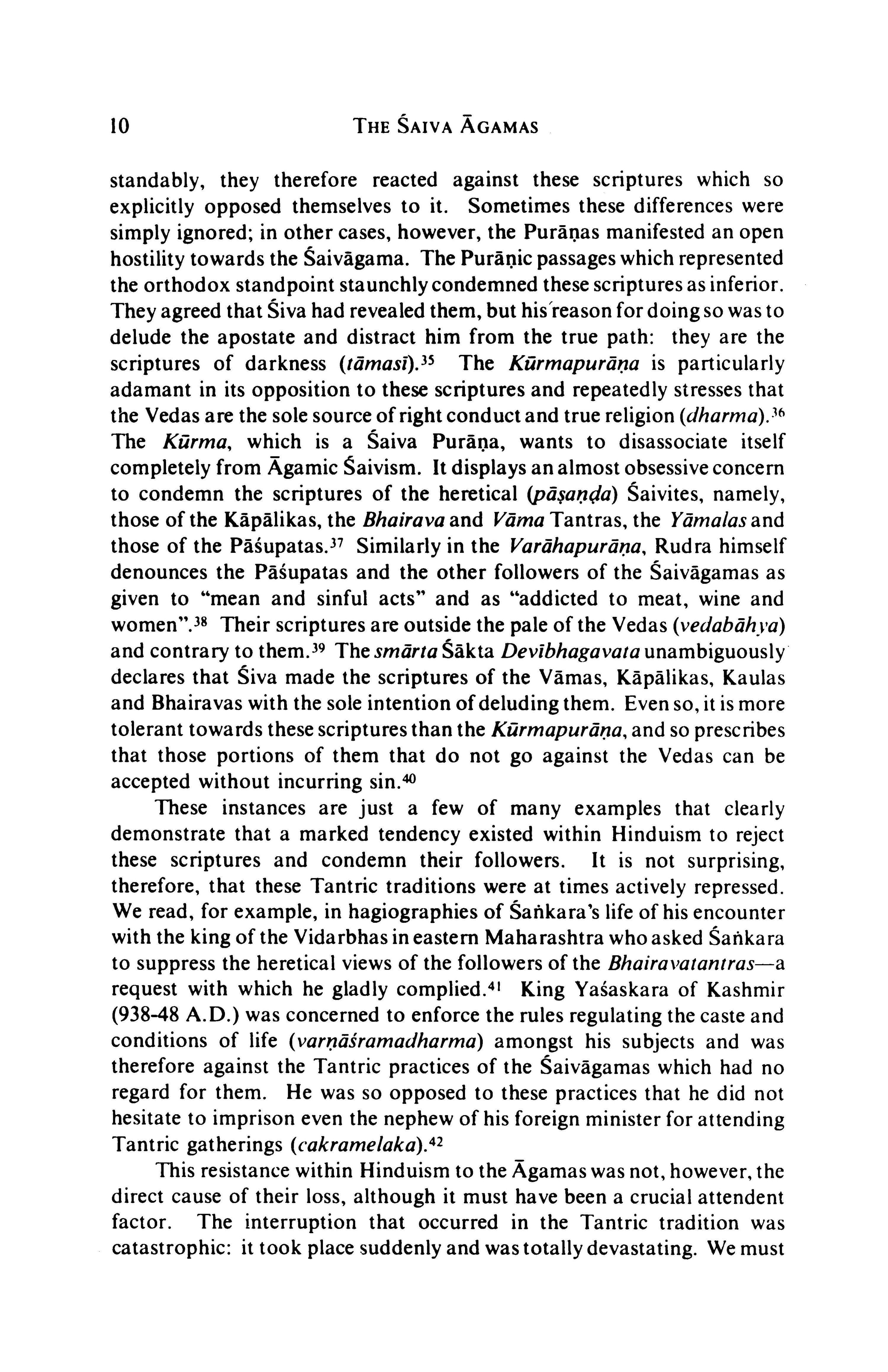 The Canon of the Saivagama and the Kubjika Tantras of the Western Kaula Tradition