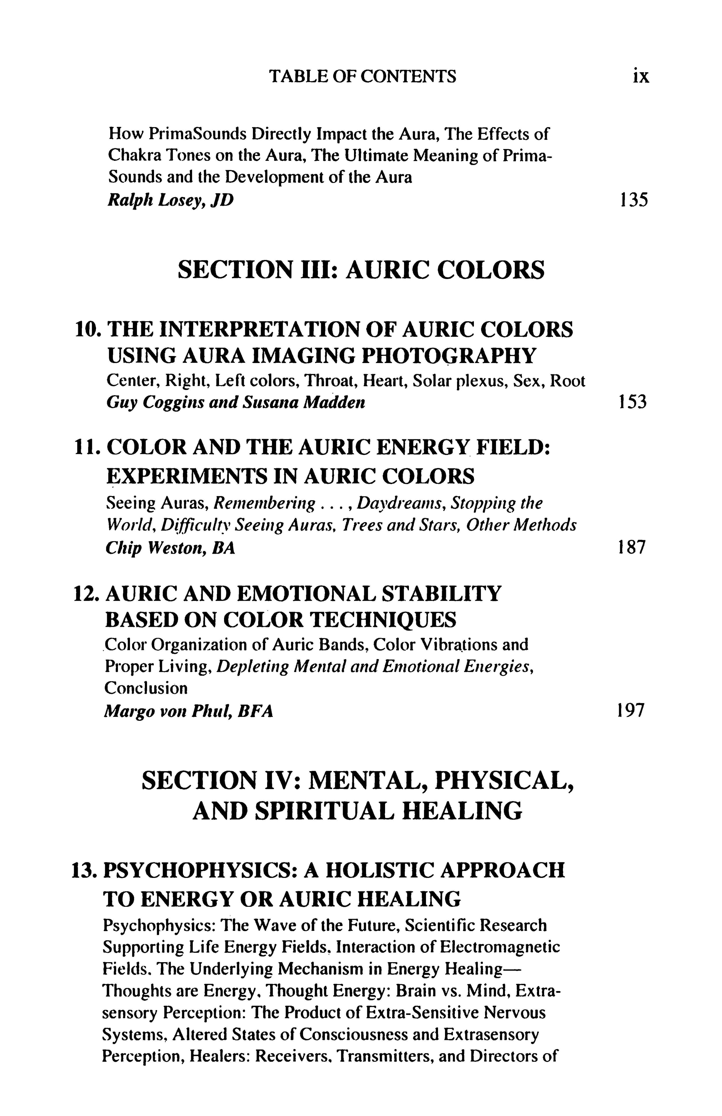 Capturing the Aura