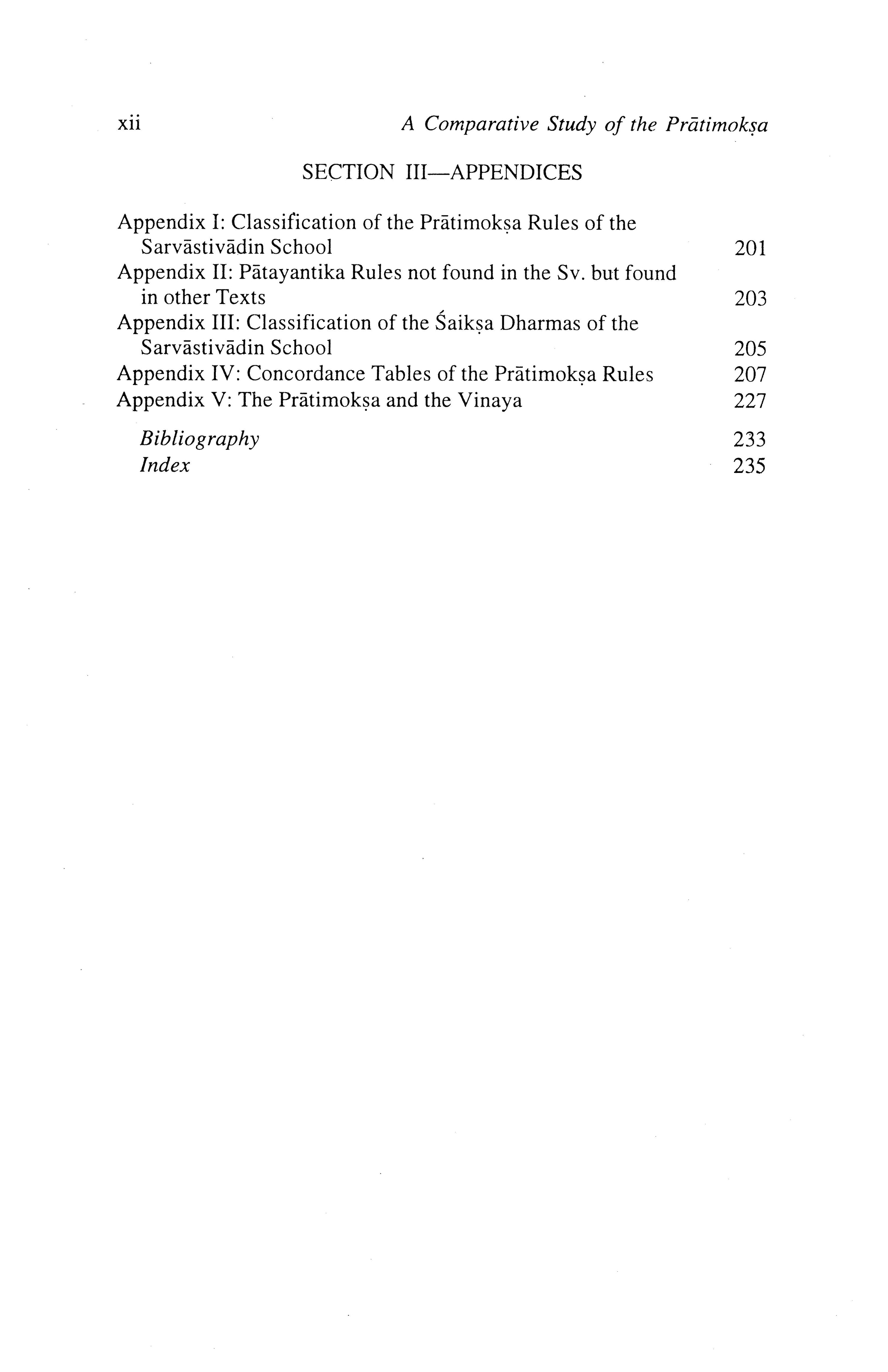 A Comparative Study of the Pratimoksha