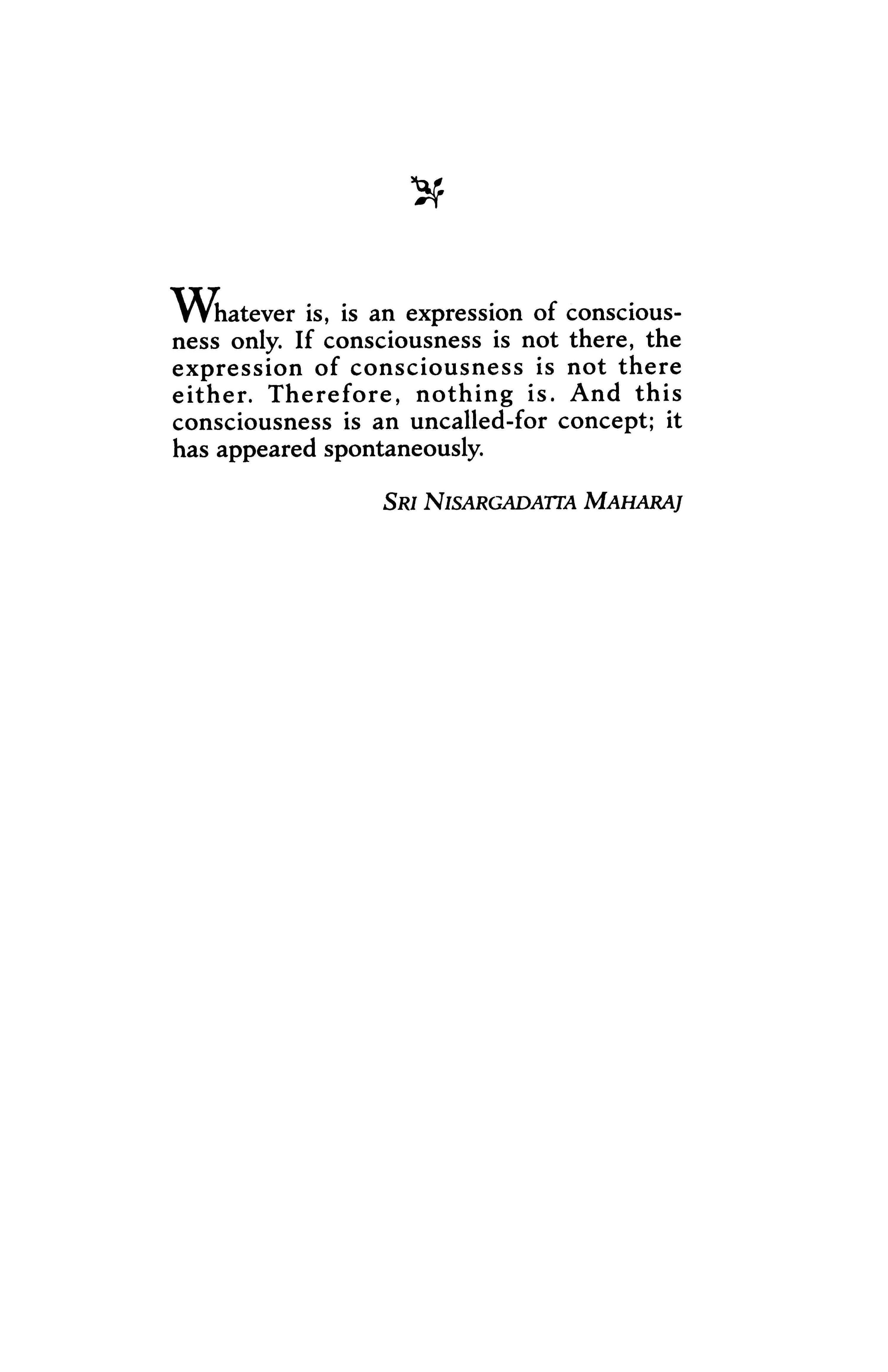 The Experience of Nothingness