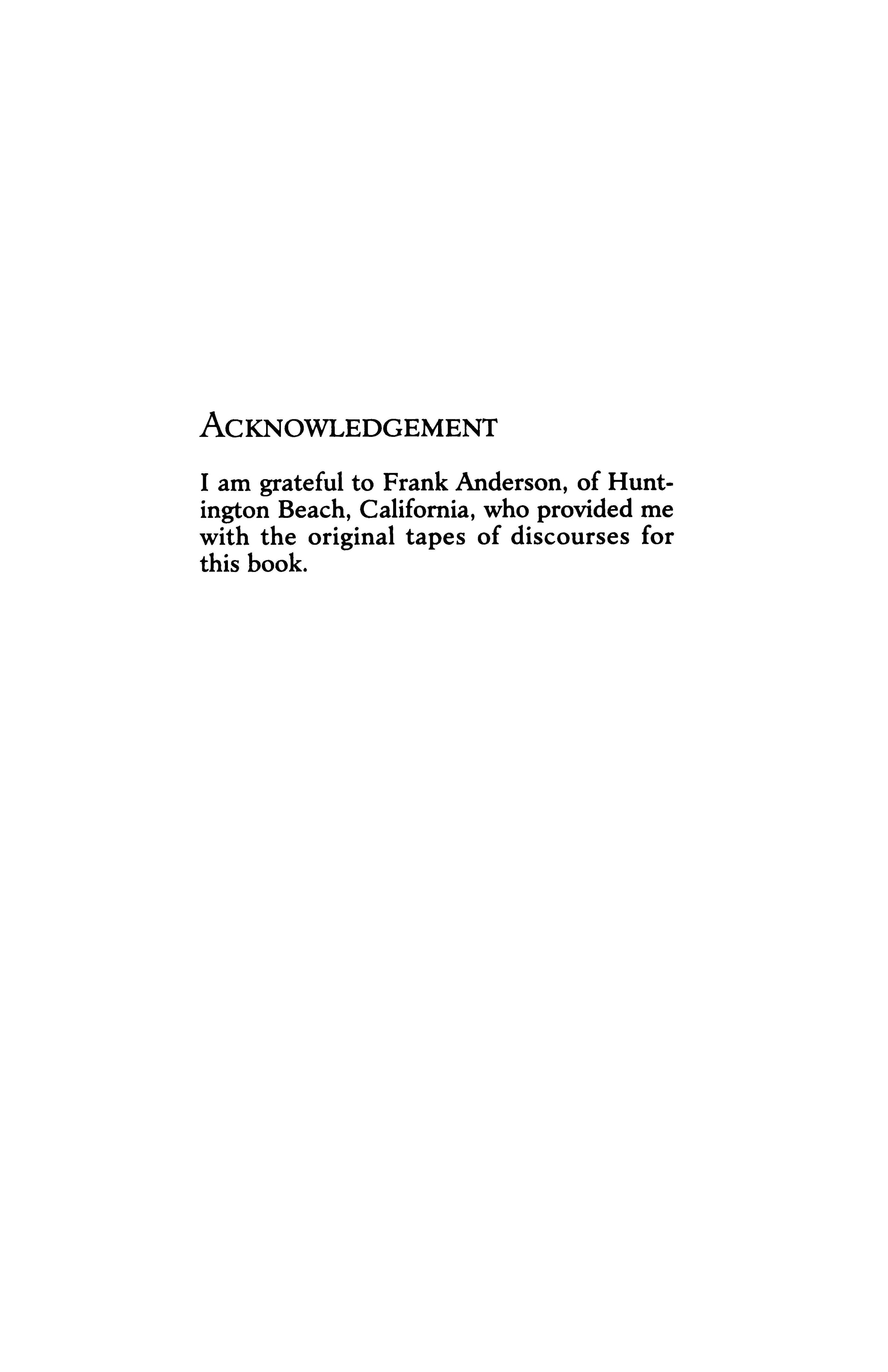 The Experience of Nothingness