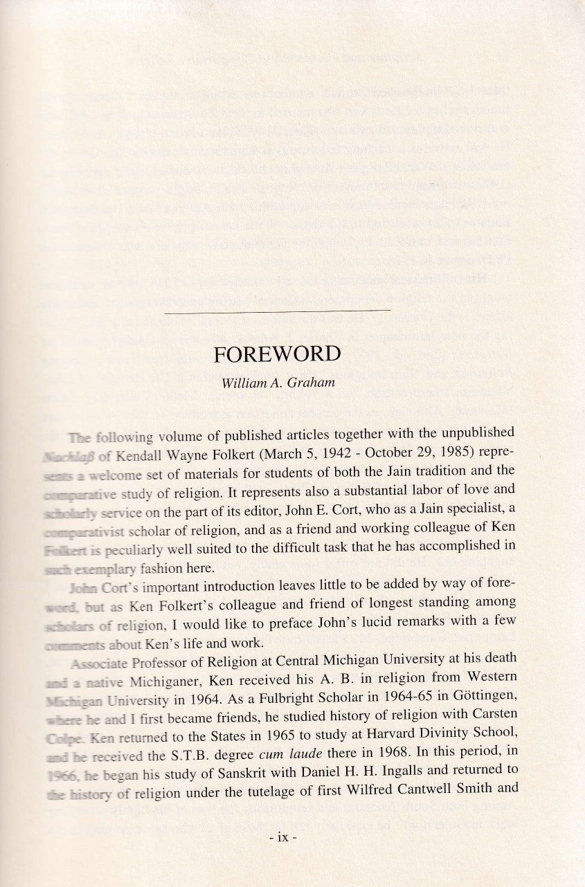 Scripture and Community Collected Essaya on the Jains