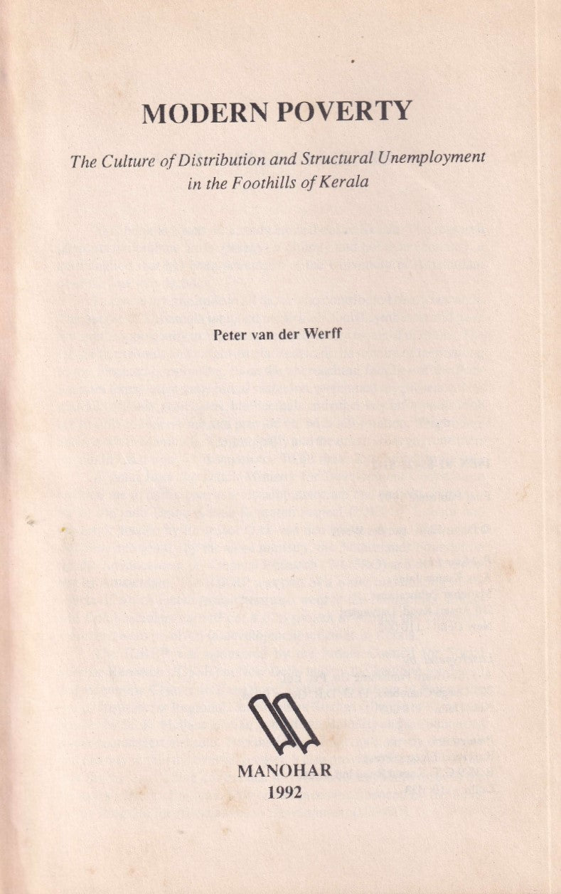 Modern Poverty (1992 Edition)
