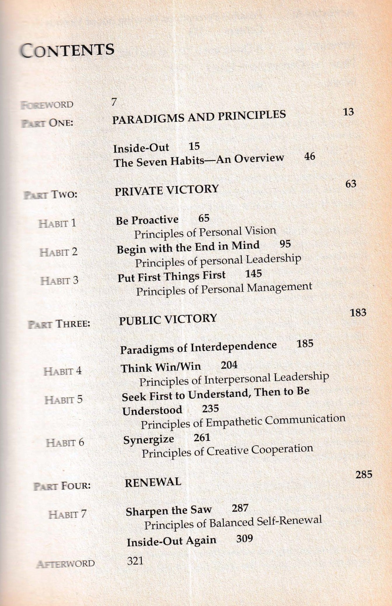 The 7 Habits of Highly Effective People