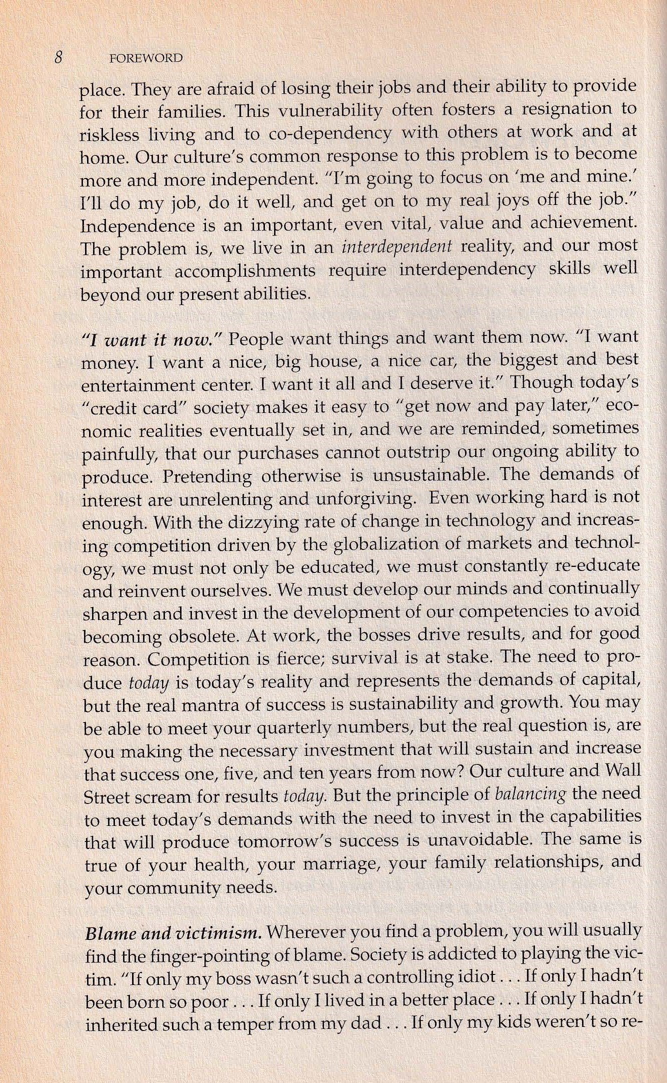 The 7 Habits of Highly Effective People