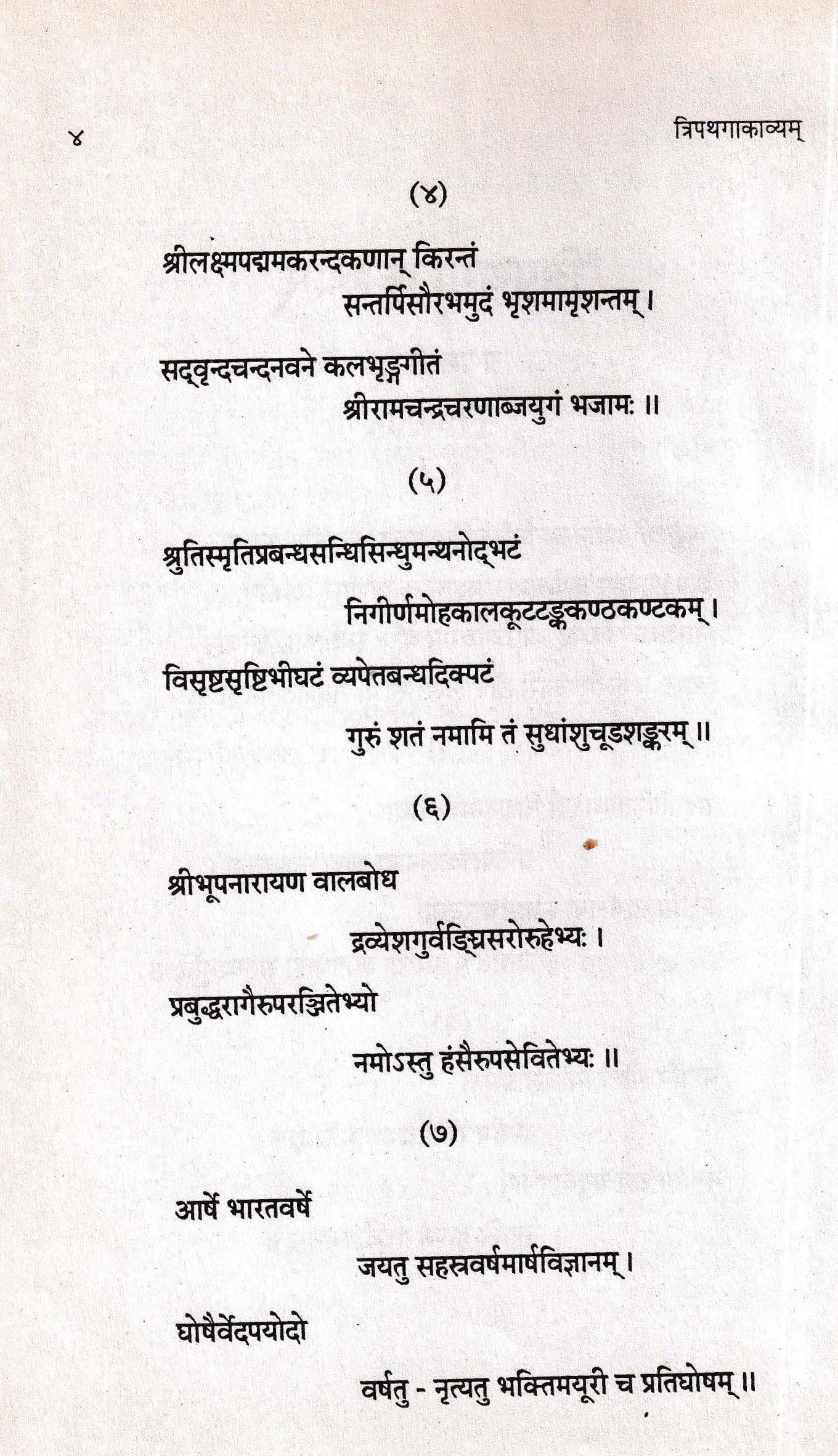 श्री त्रिपथगाकाव्यम्-Shri Tripathgakavyam (1997)