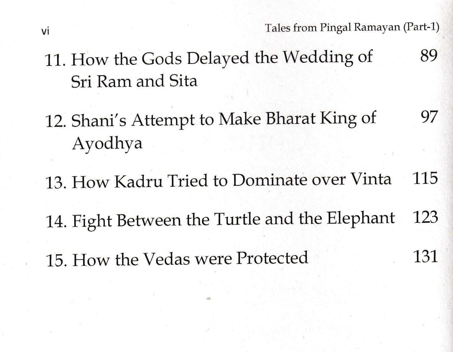 Tales From Pingal Ramayan Part - 1