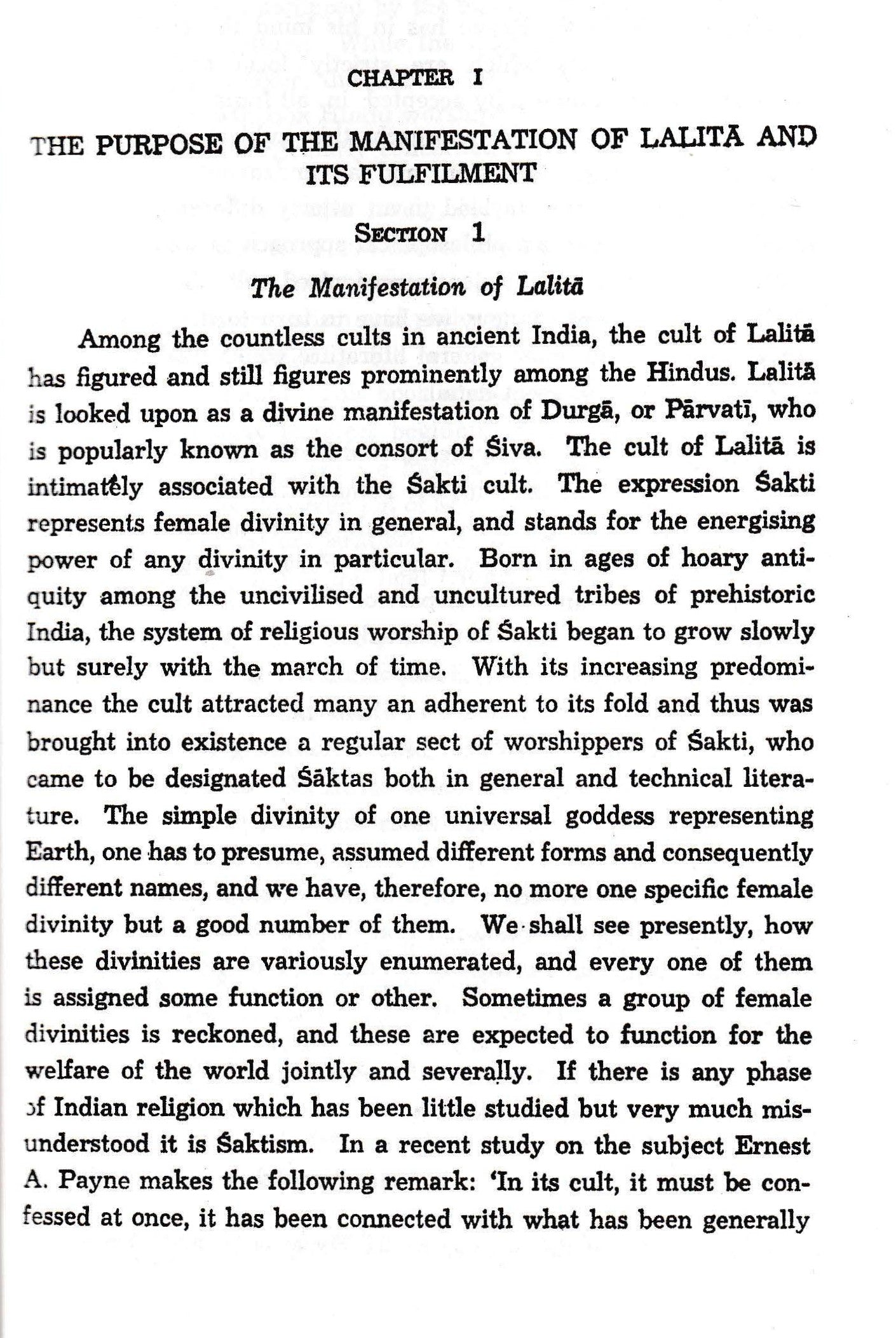 The Lalita Cult