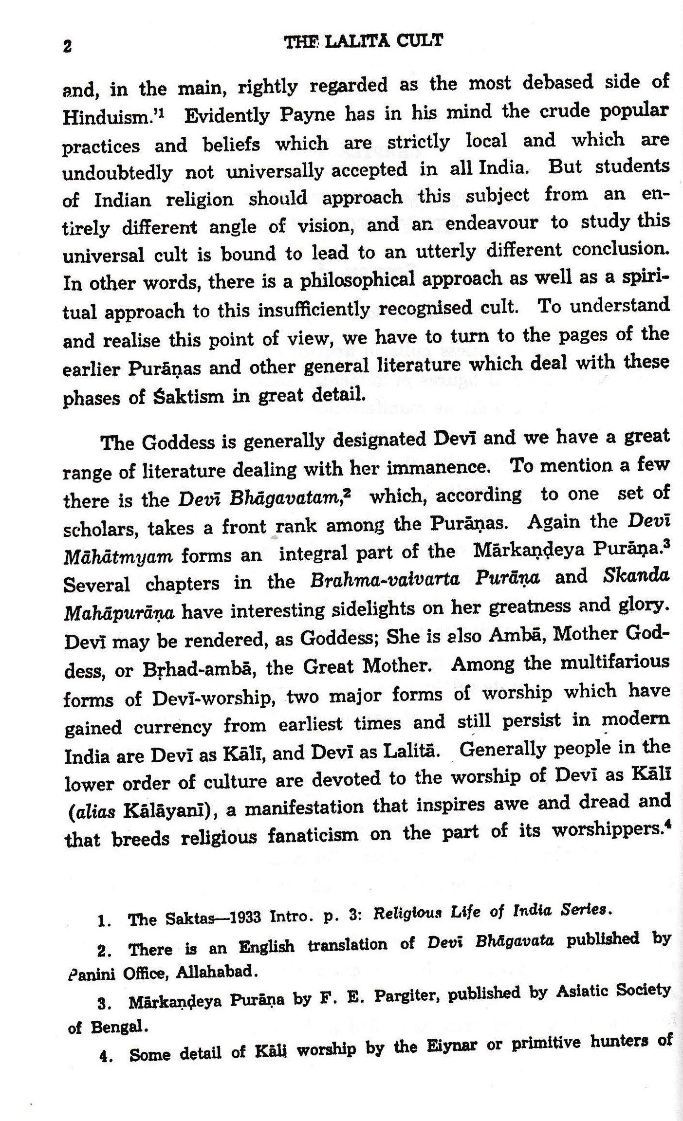 The Lalita Cult