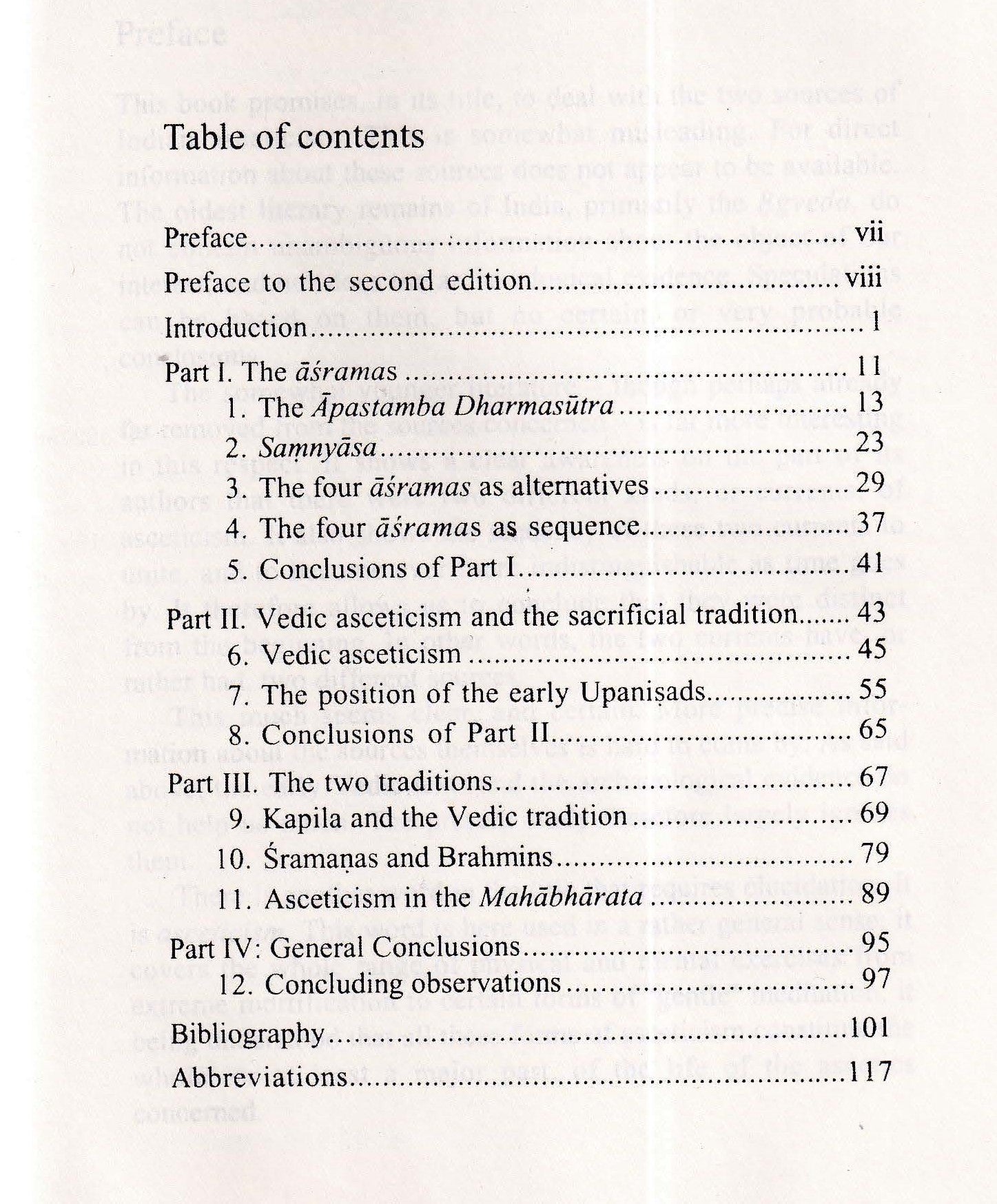 The Two Sources Of Indian Asceticism