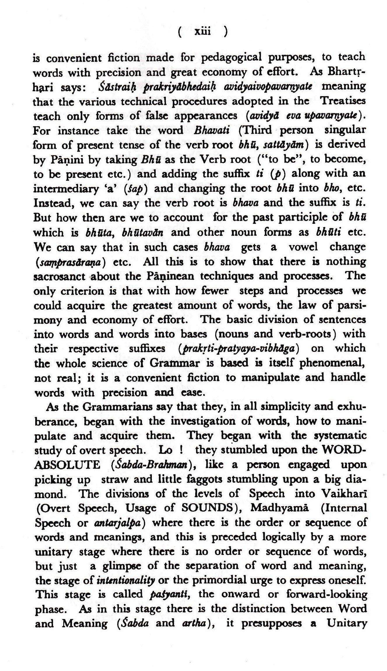 The Sphota Theory Of Language