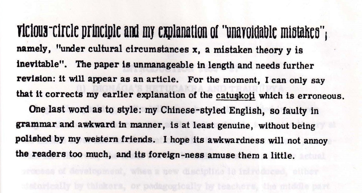 Buddhist Formal Logic