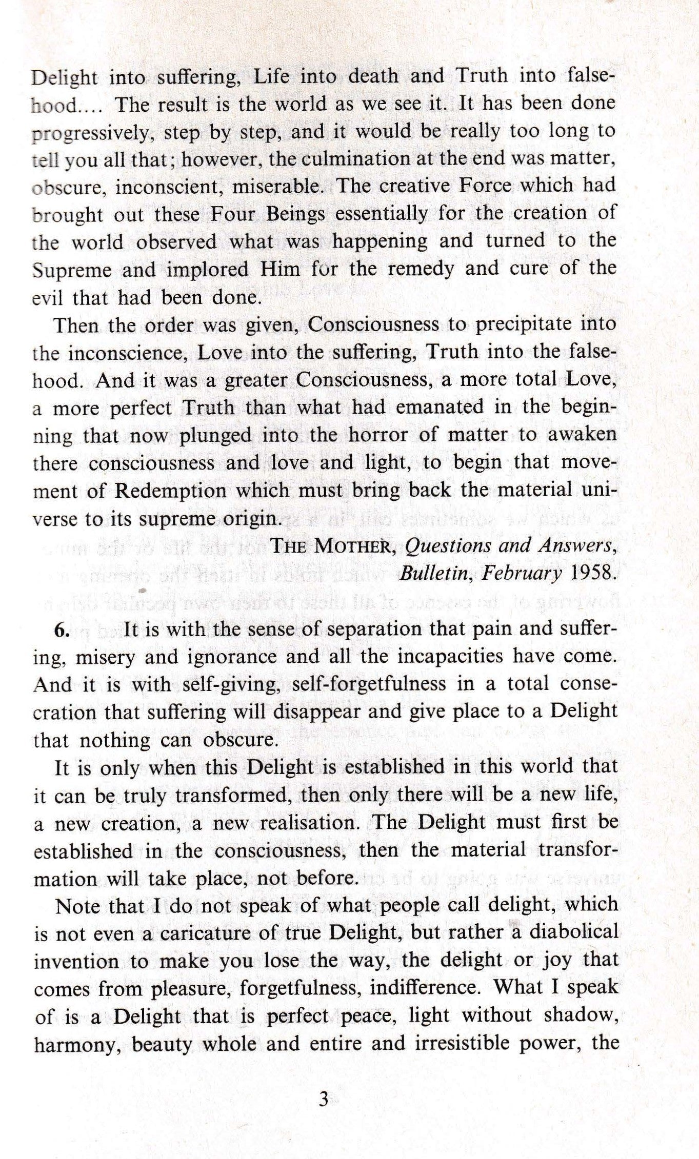 Sri Aurobindo and the Mother on Love