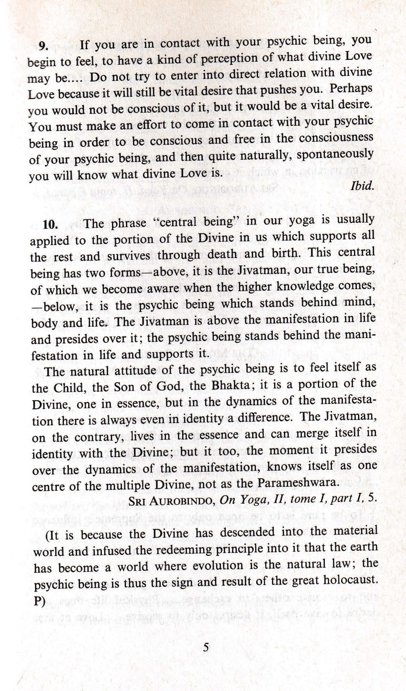 Sri Aurobindo and the Mother on Love