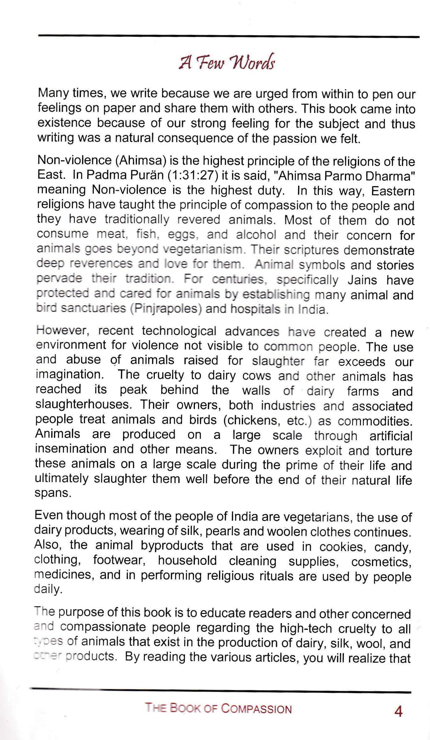 The book of compassion