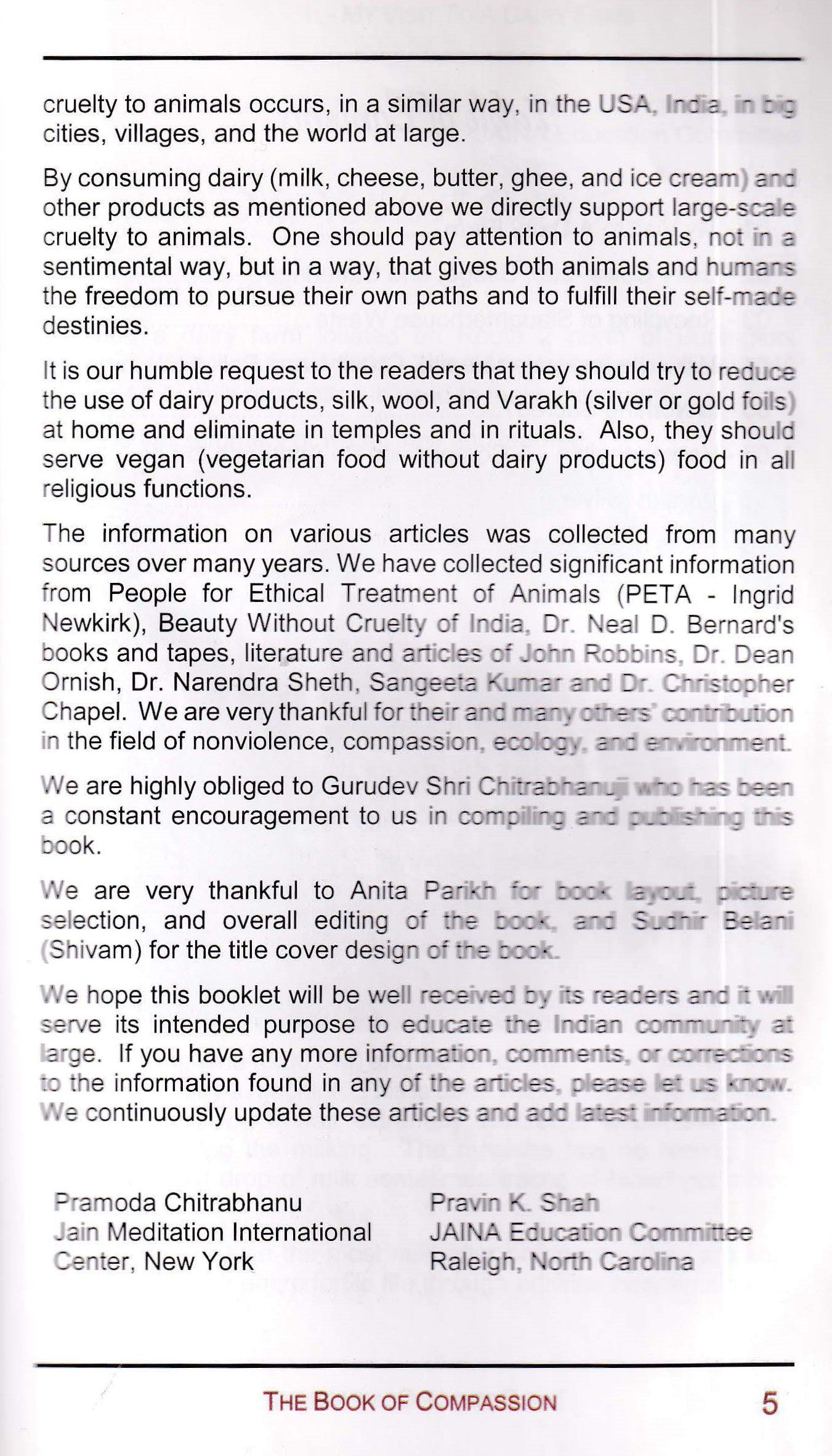 The book of compassion