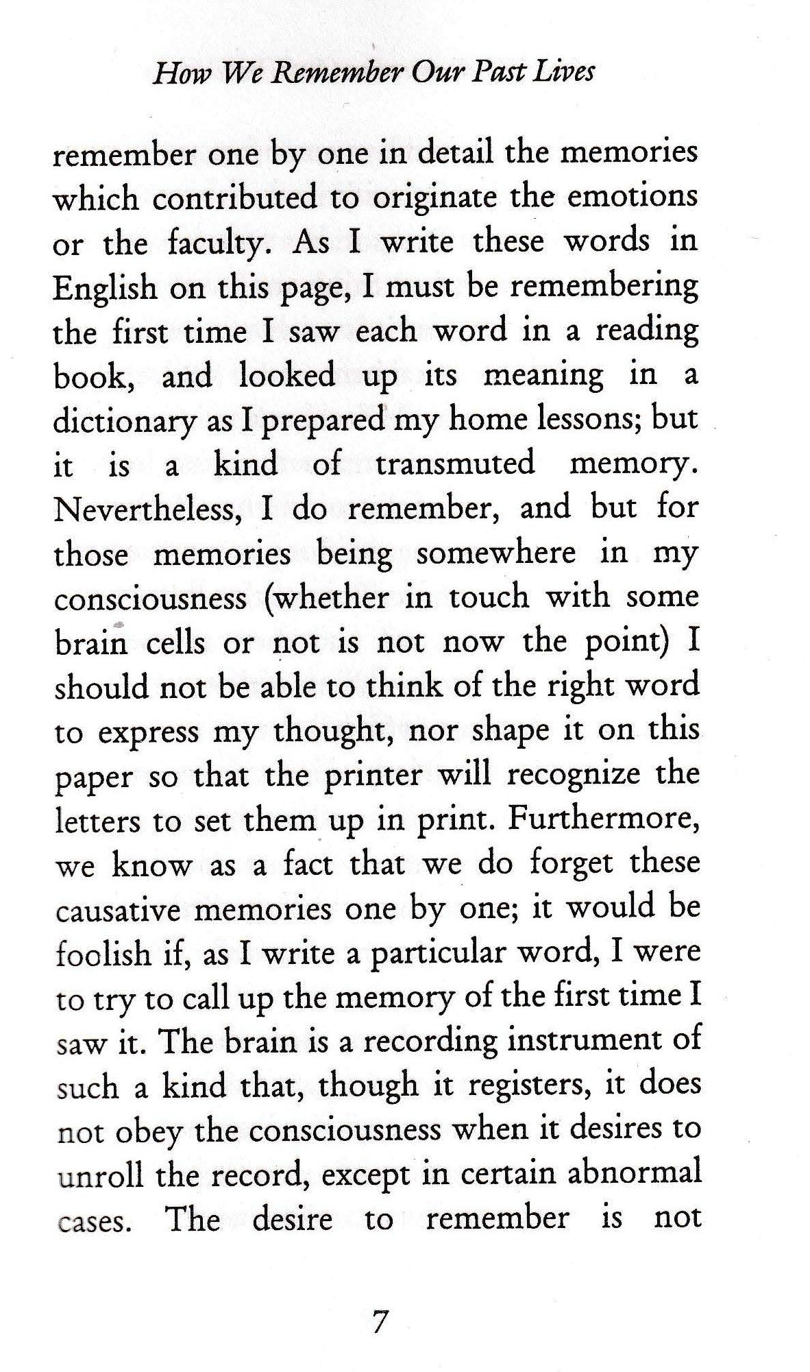 How We Remember Our Past Lives (2001)