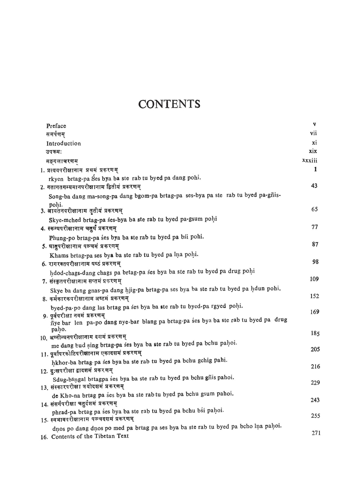 मध्यमकाशास्त्रम्-The Madhyamakasastram of Nagarjuna (2 vol set)