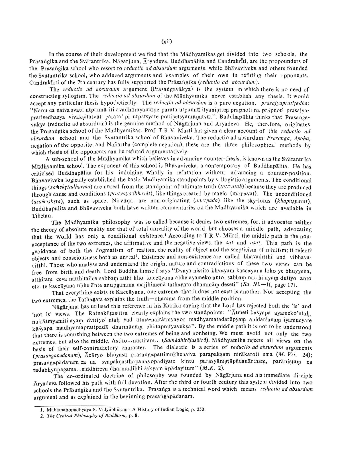मध्यमकाशास्त्रम्-The Madhyamakasastram of Nagarjuna (2 vol set)