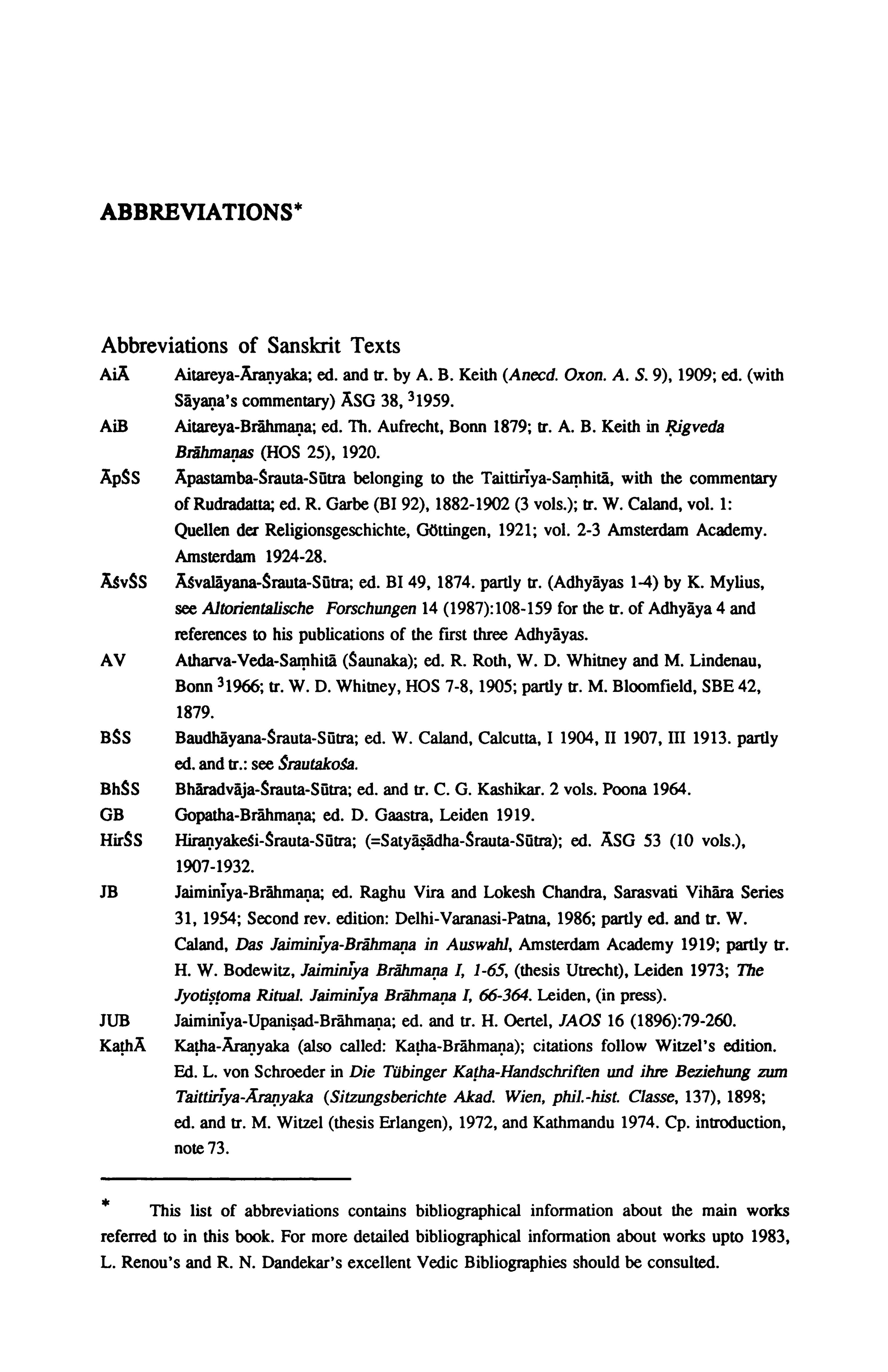 THE PRAVARGYA BRAHMANA OF THE TAITTIRIYA ARANYAKA