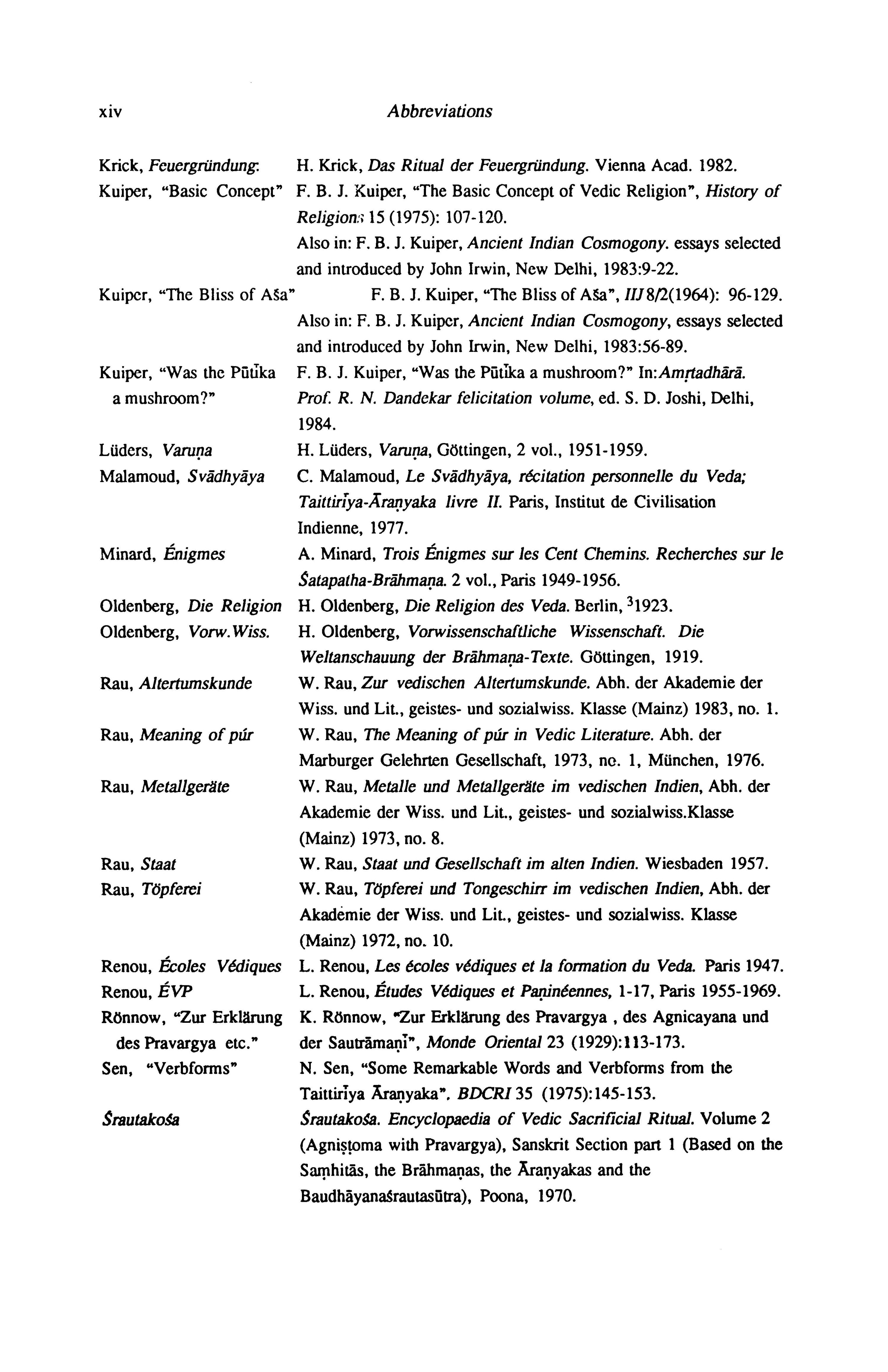 THE PRAVARGYA BRAHMANA OF THE TAITTIRIYA ARANYAKA