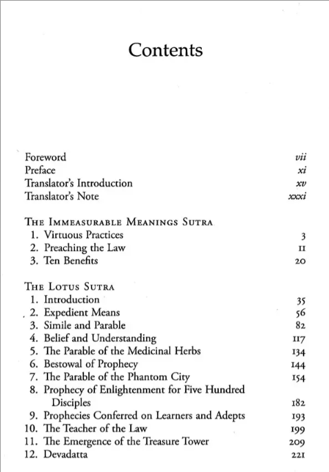 The Lotus Sutra and Its Opening and Closing Sutras