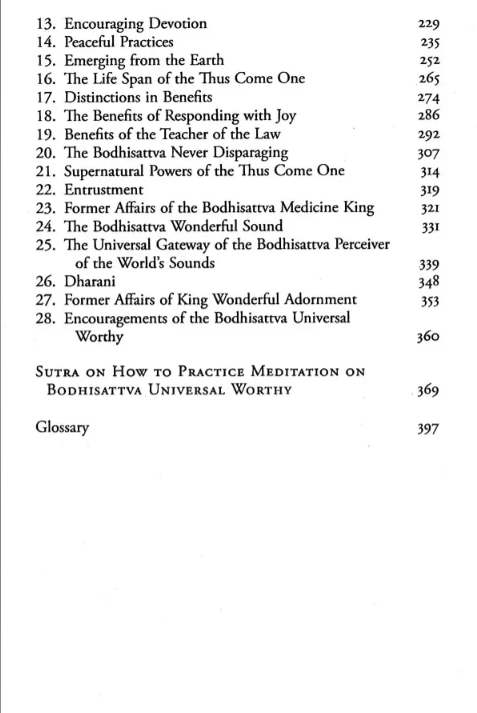 The Lotus Sutra and Its Opening and Closing Sutras