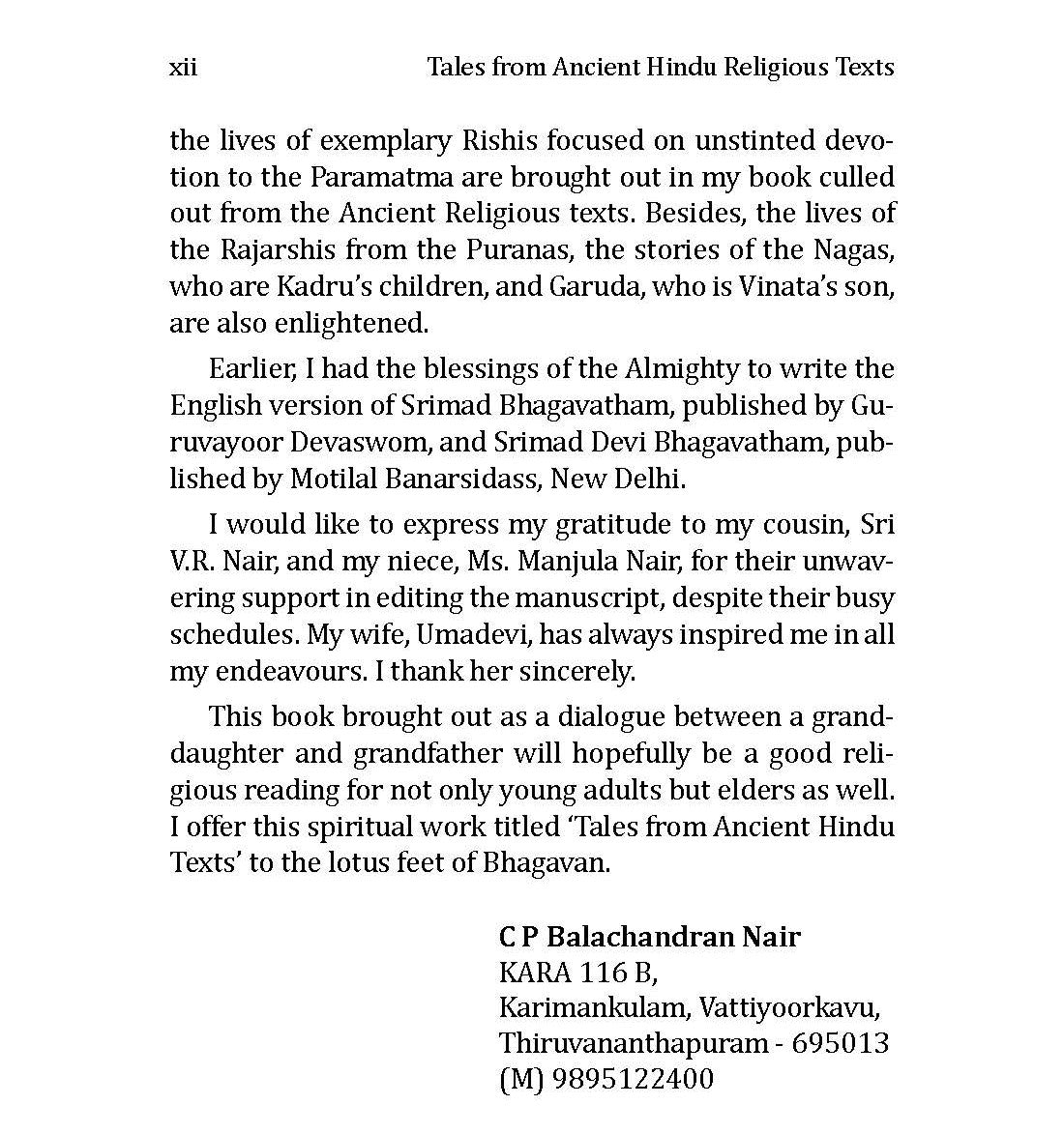 Tales From Ancient Hindu Religious Texts