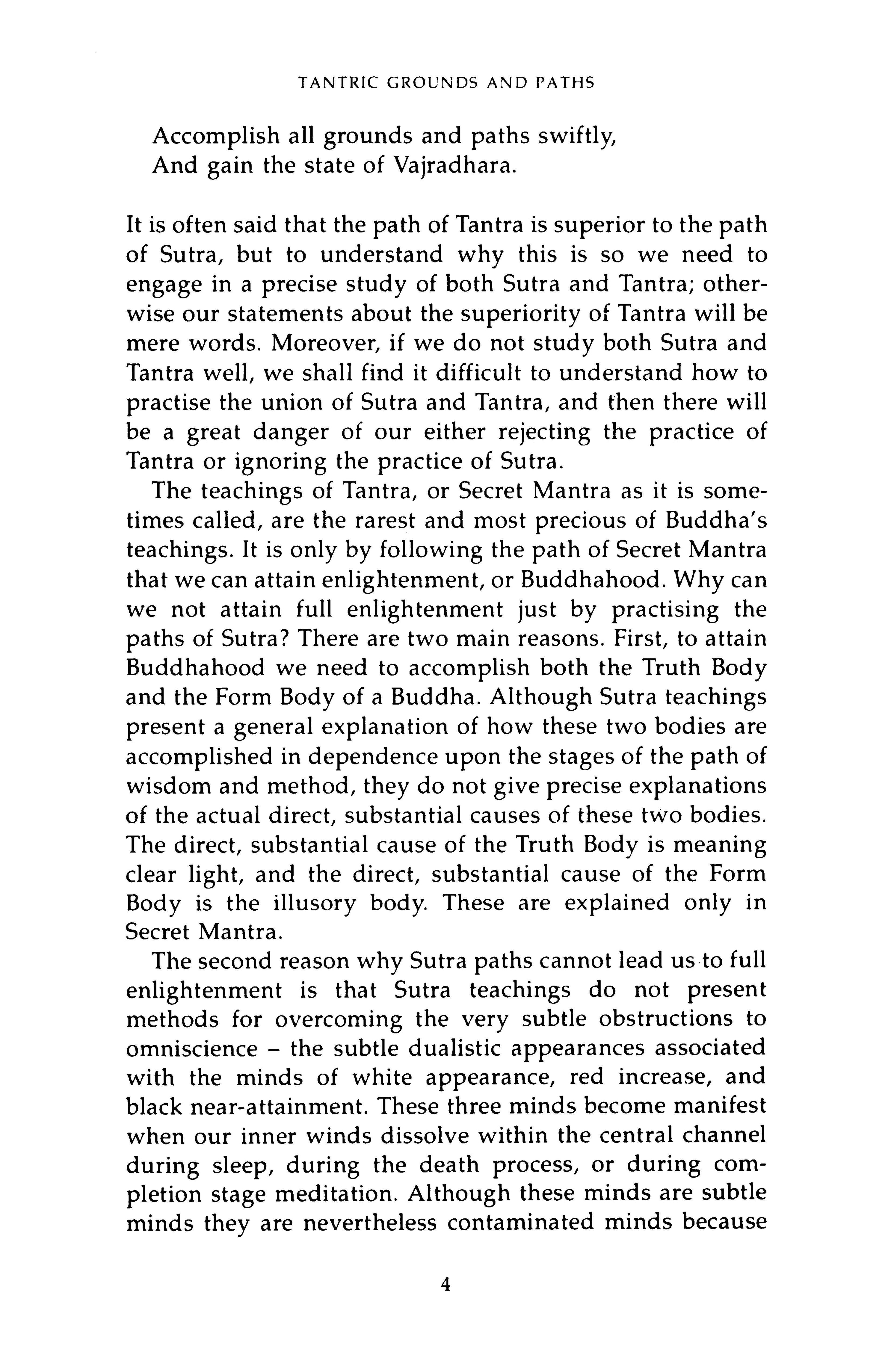 Tantric Grounds and Paths
