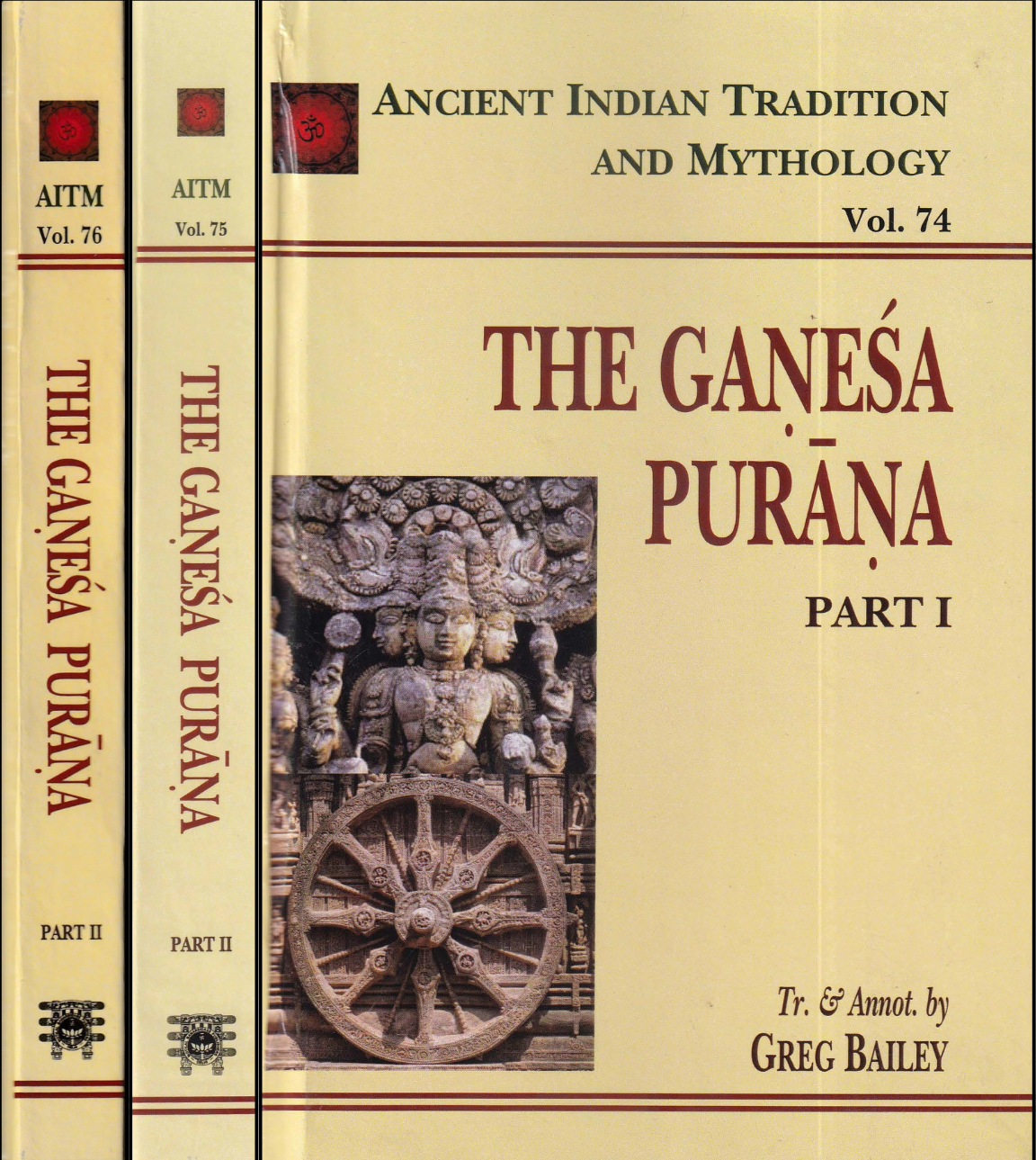The Ganesa Purana 3 Parts in Set (AITM Vol. 74 to 76)