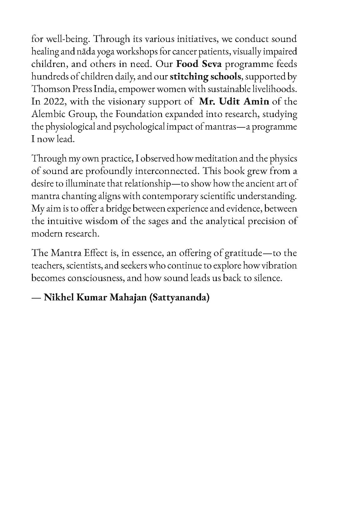 The Mantra Effect