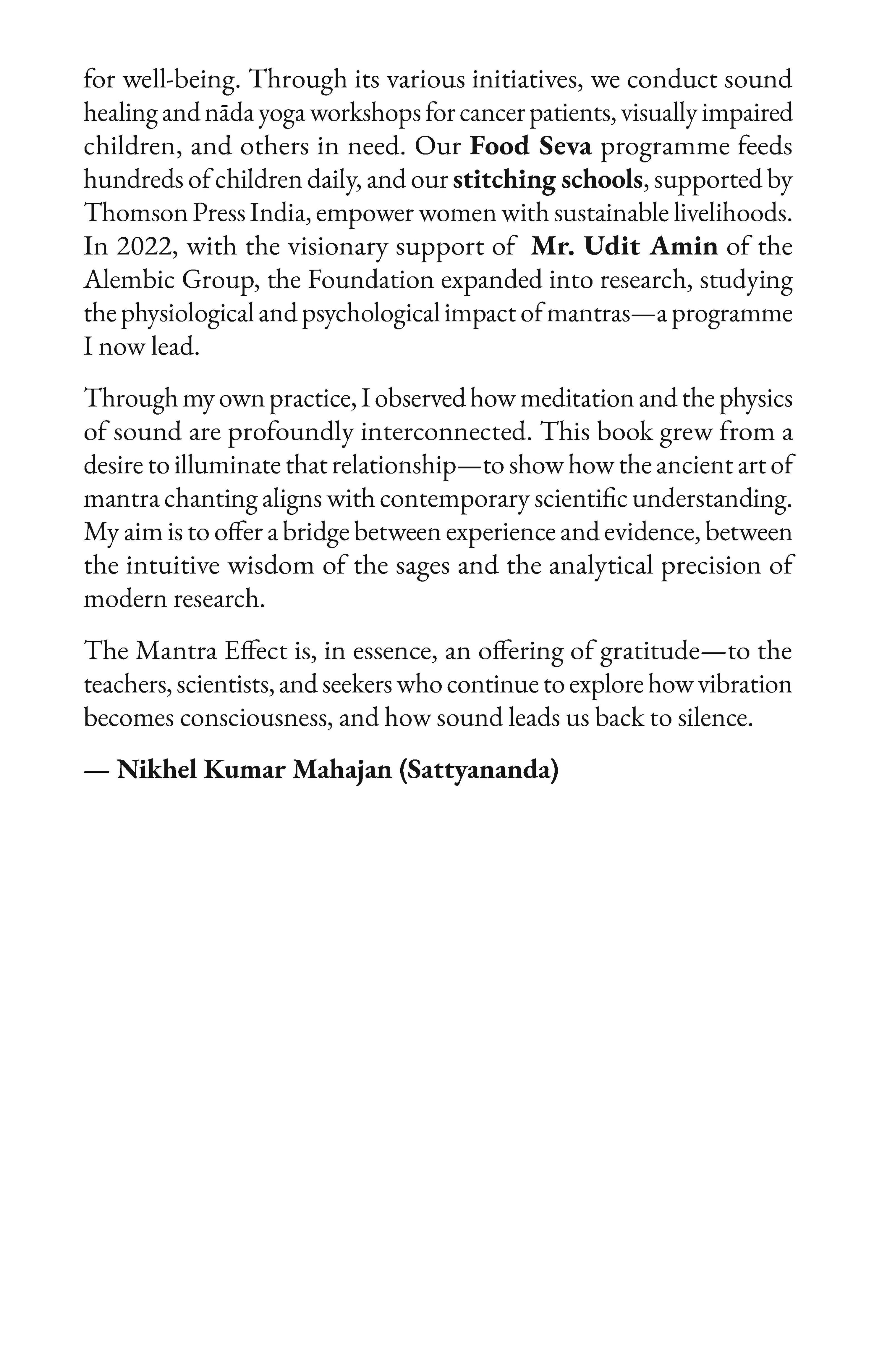 The Mantra Effect