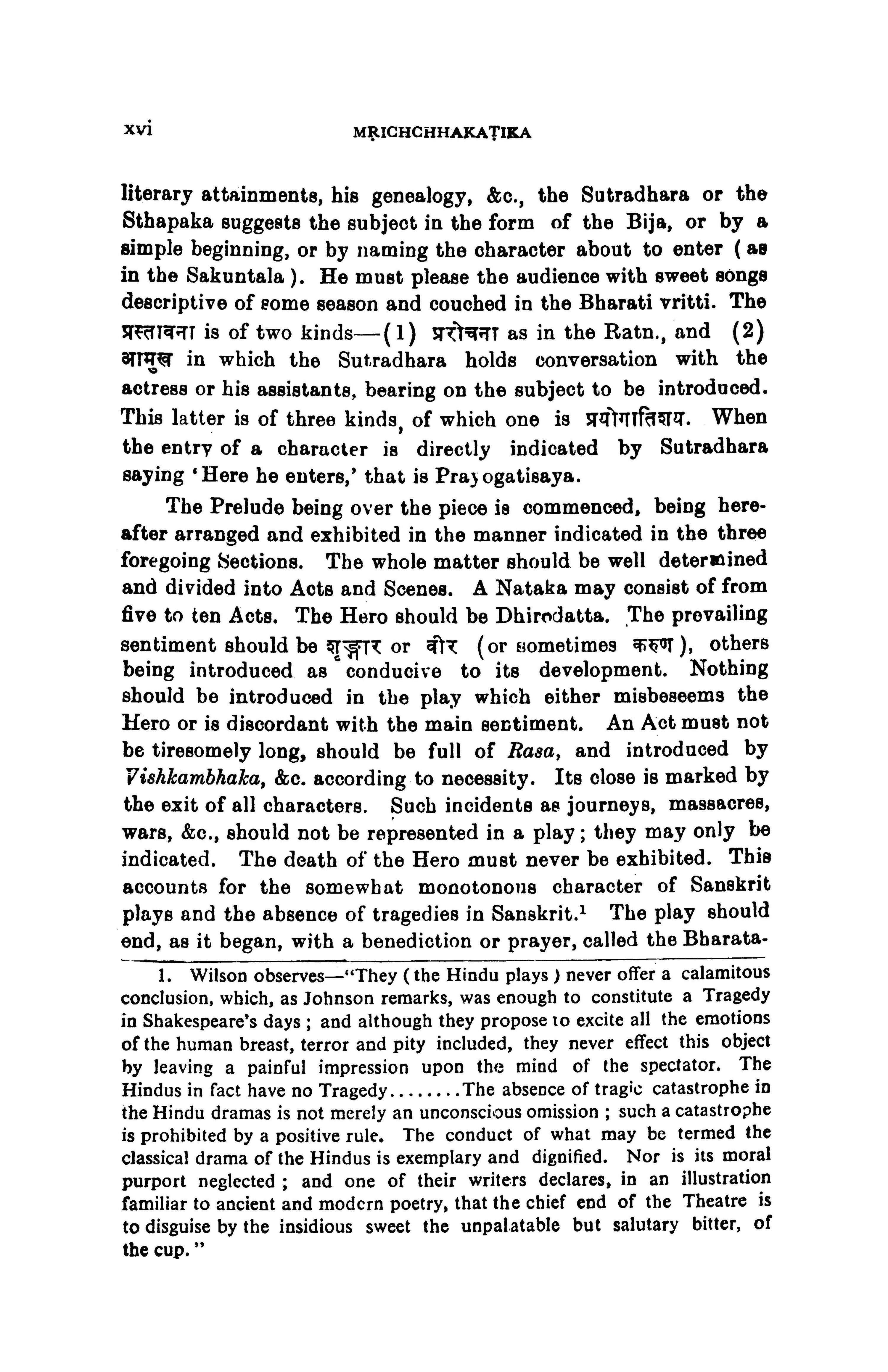 The Mrichchhakatika of Sudraka
