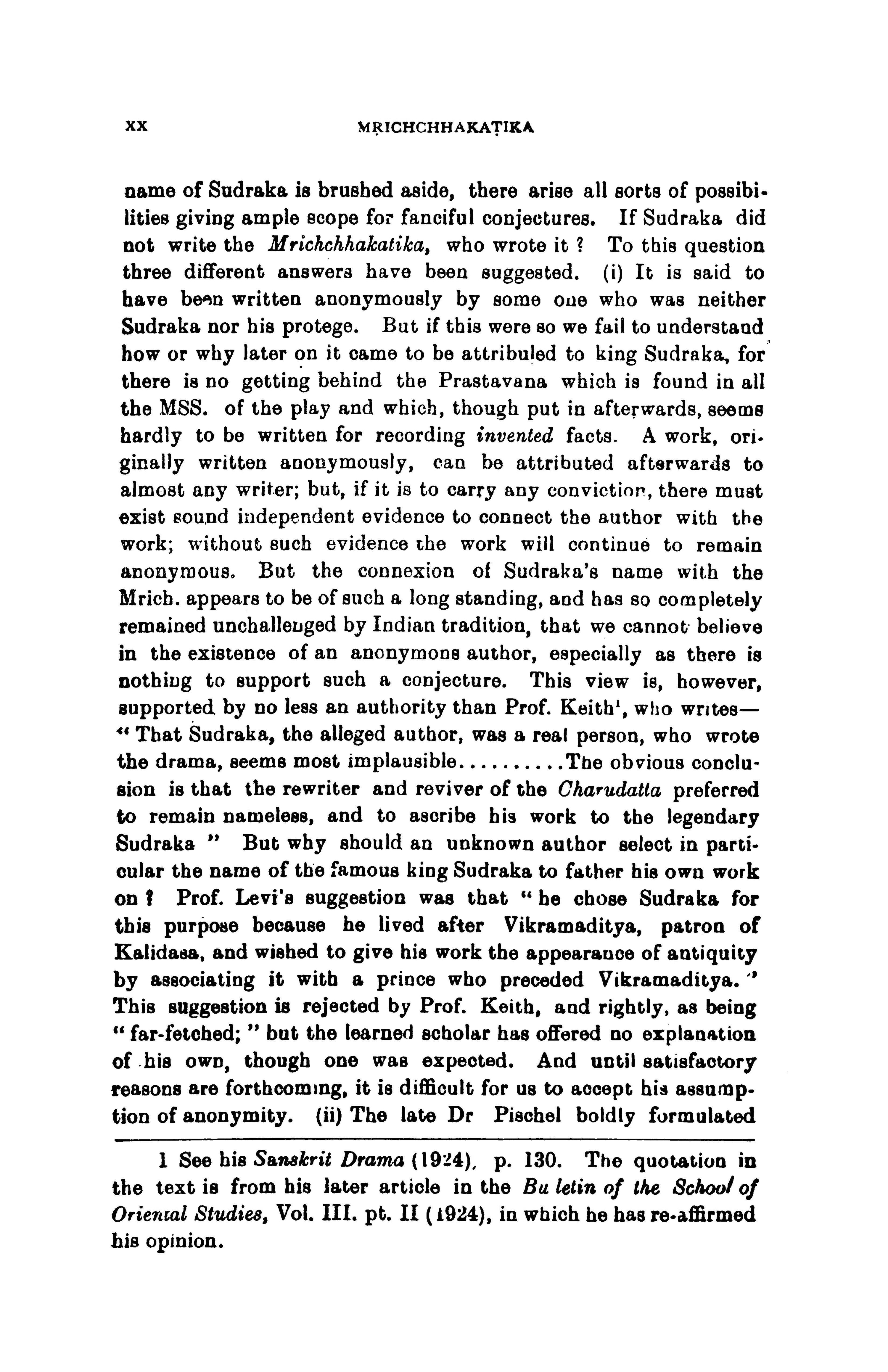 The Mrichchhakatika of Sudraka