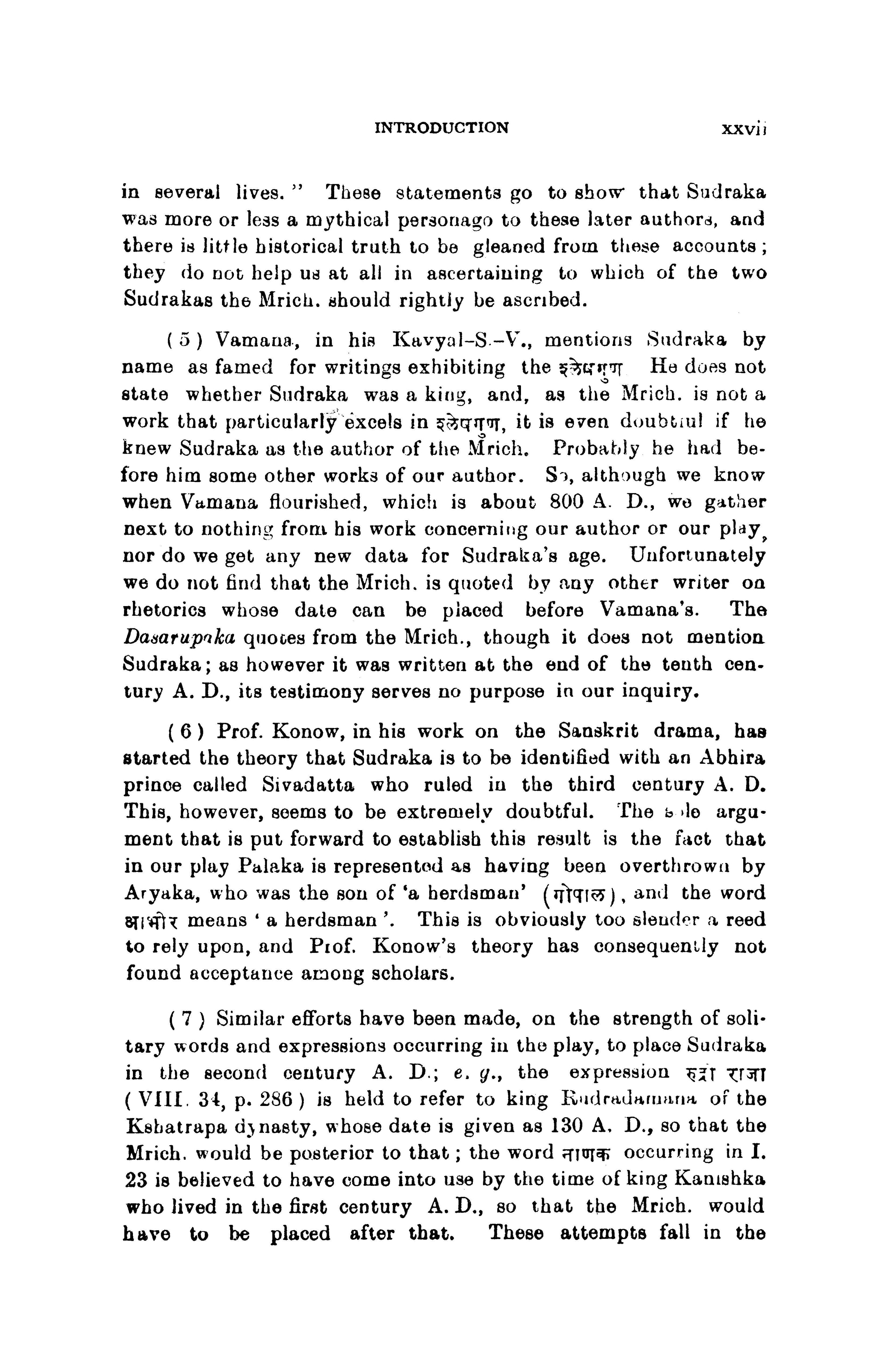 The Mrichchhakatika of Sudraka