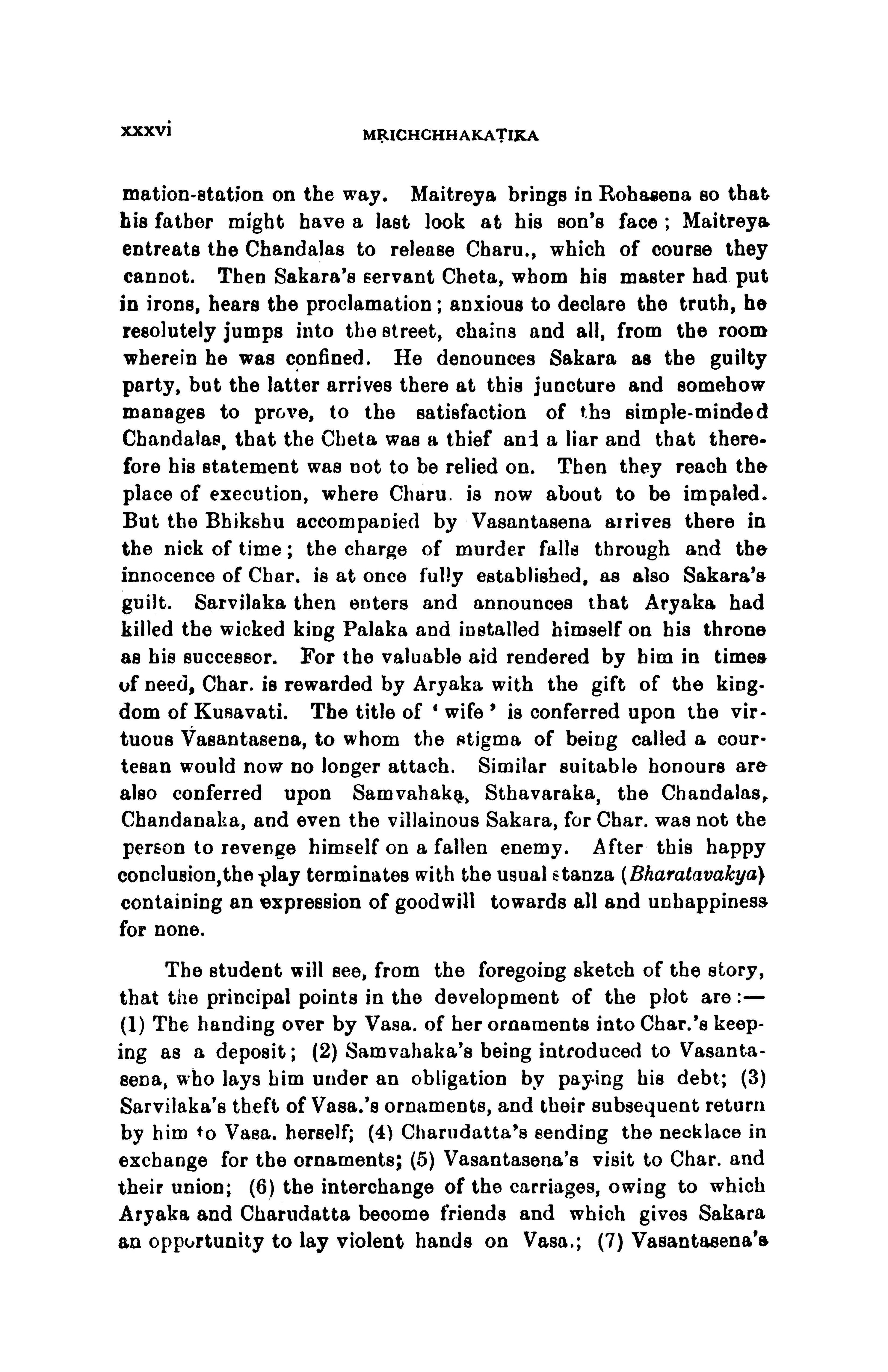 The Mrichchhakatika of Sudraka