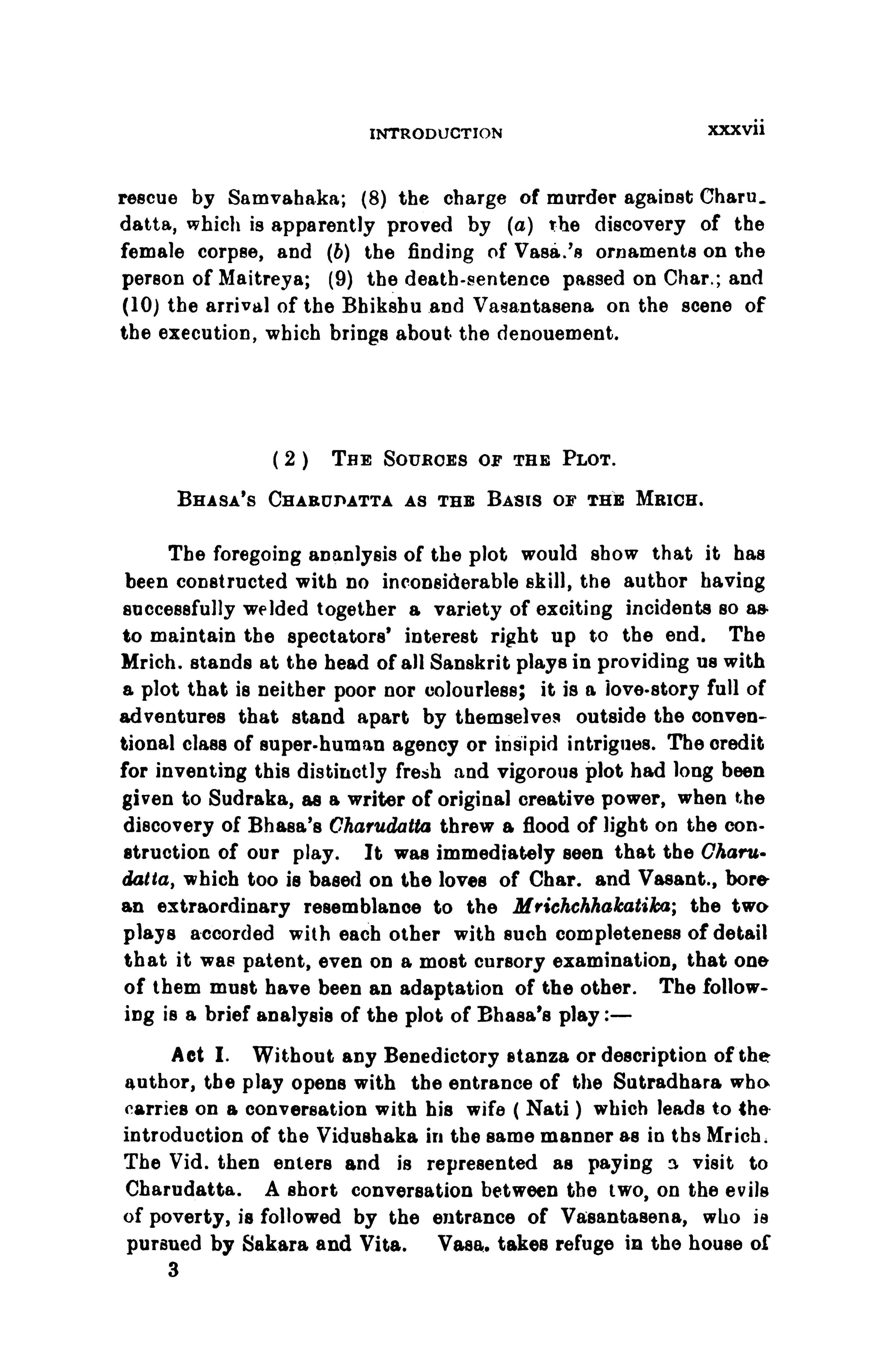 The Mrichchhakatika of Sudraka