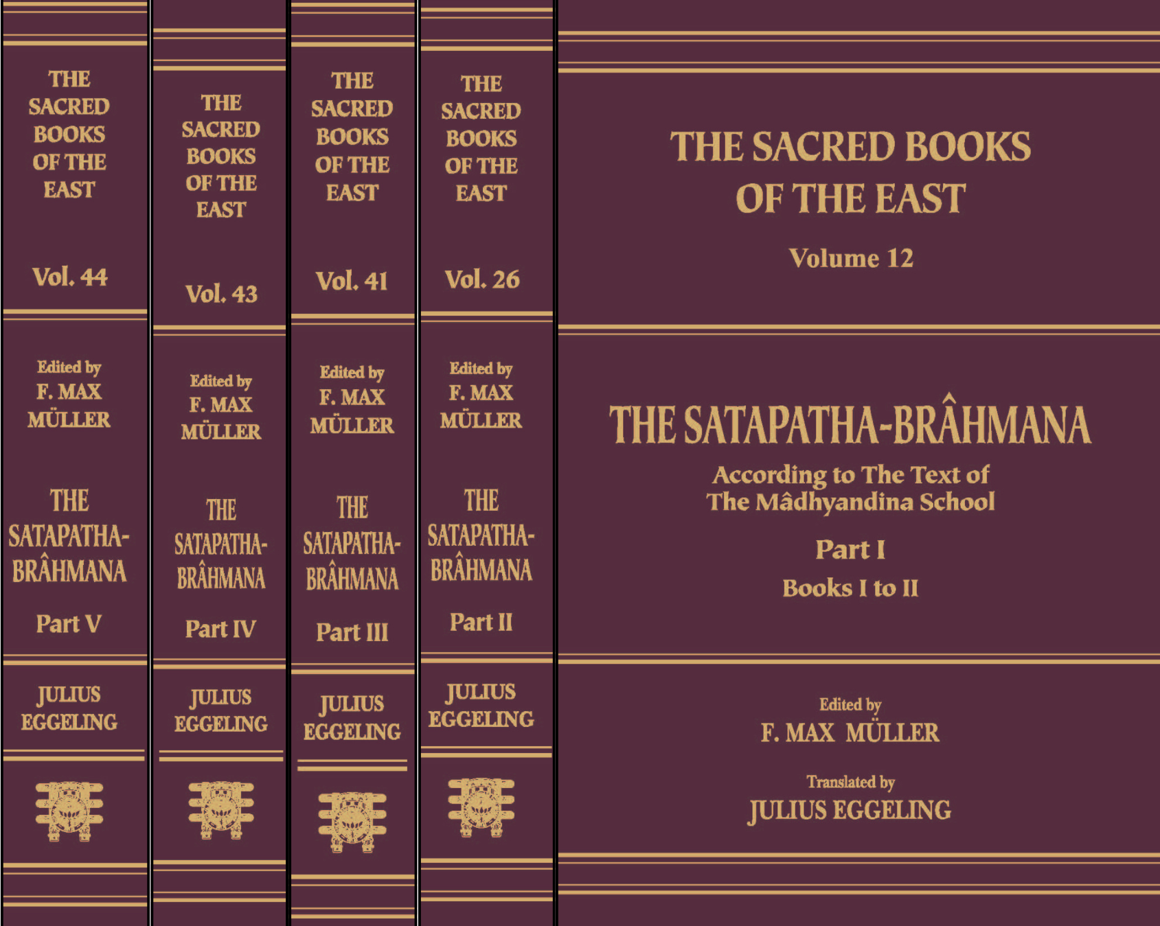 The Satapatha Brahmana (In 5 Vol Set)